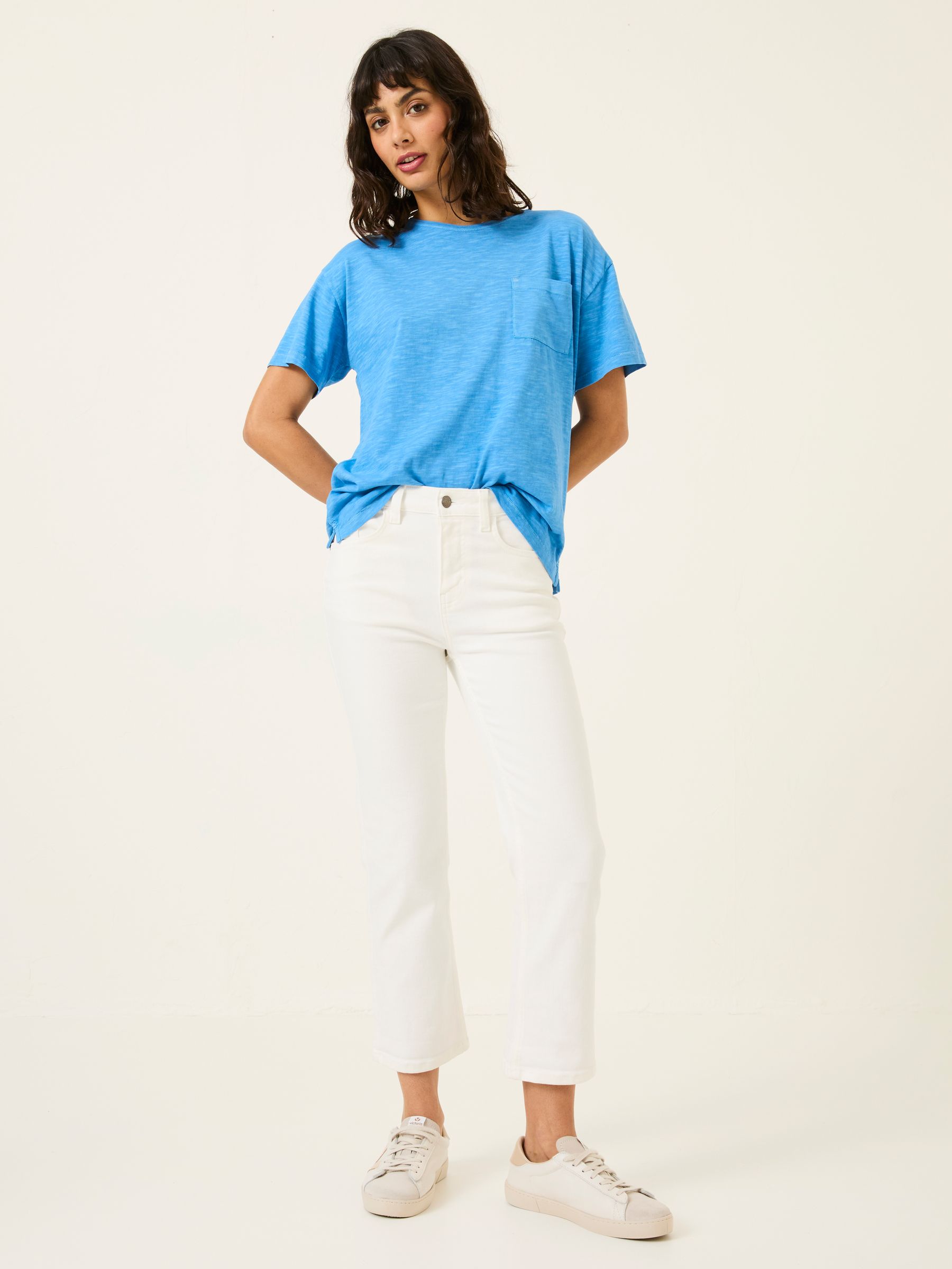 Sway White Capri Jeans - Image 3 of 6