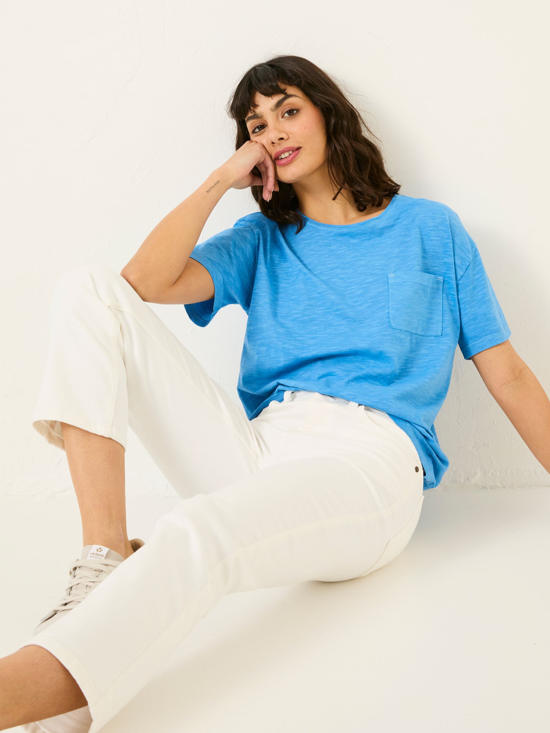 Sway White Capri Jeans - Image 5 of 6
