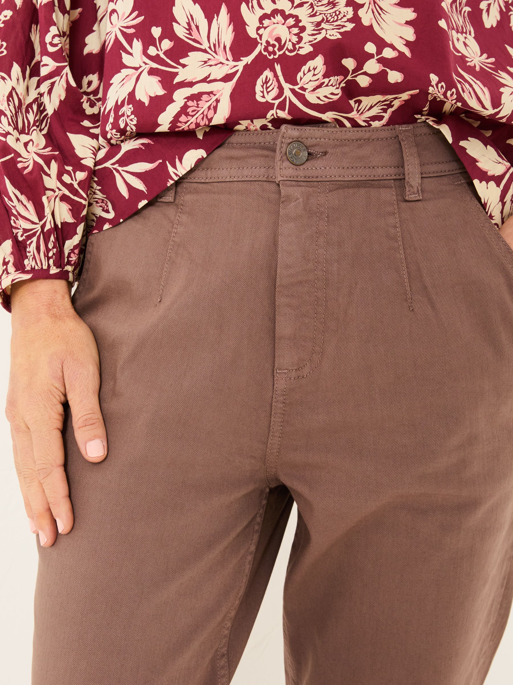 Aspen Brown Chino Trousers - Image 4 of 5