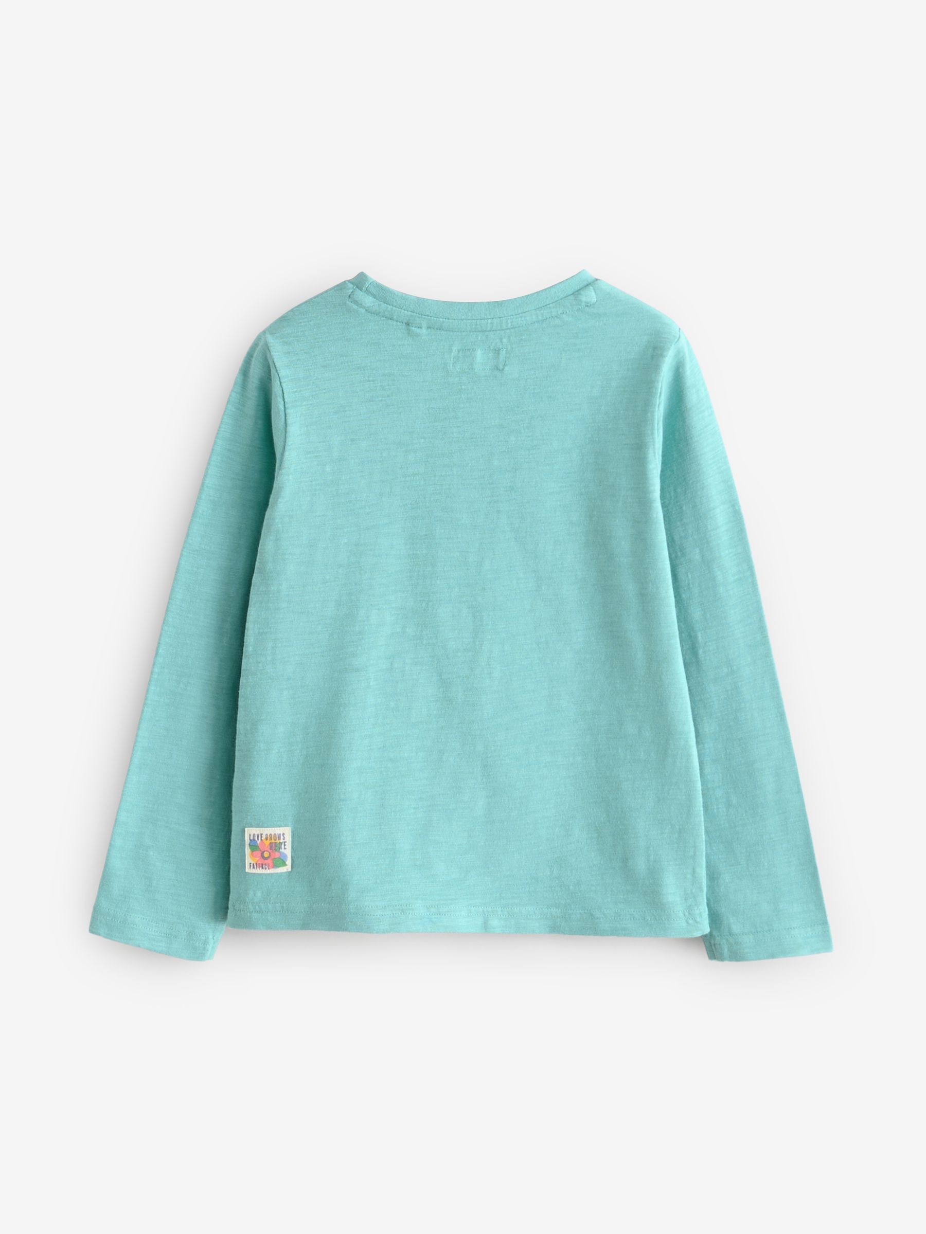 Blue 100% Cotton Llama Graphic T-Shirt - Image 2 of 4