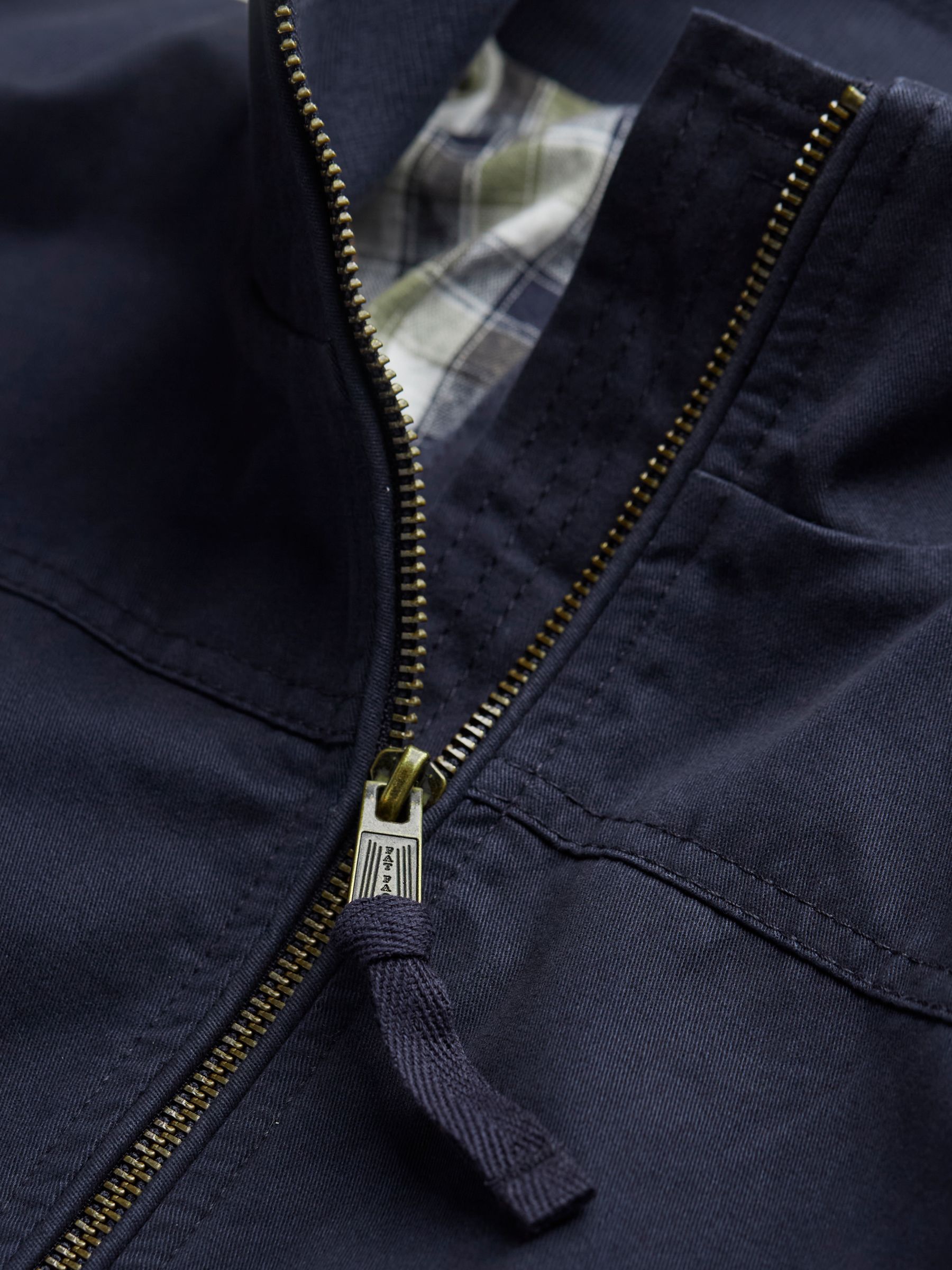 Navy Harrington Jacket - Image 8 of 8