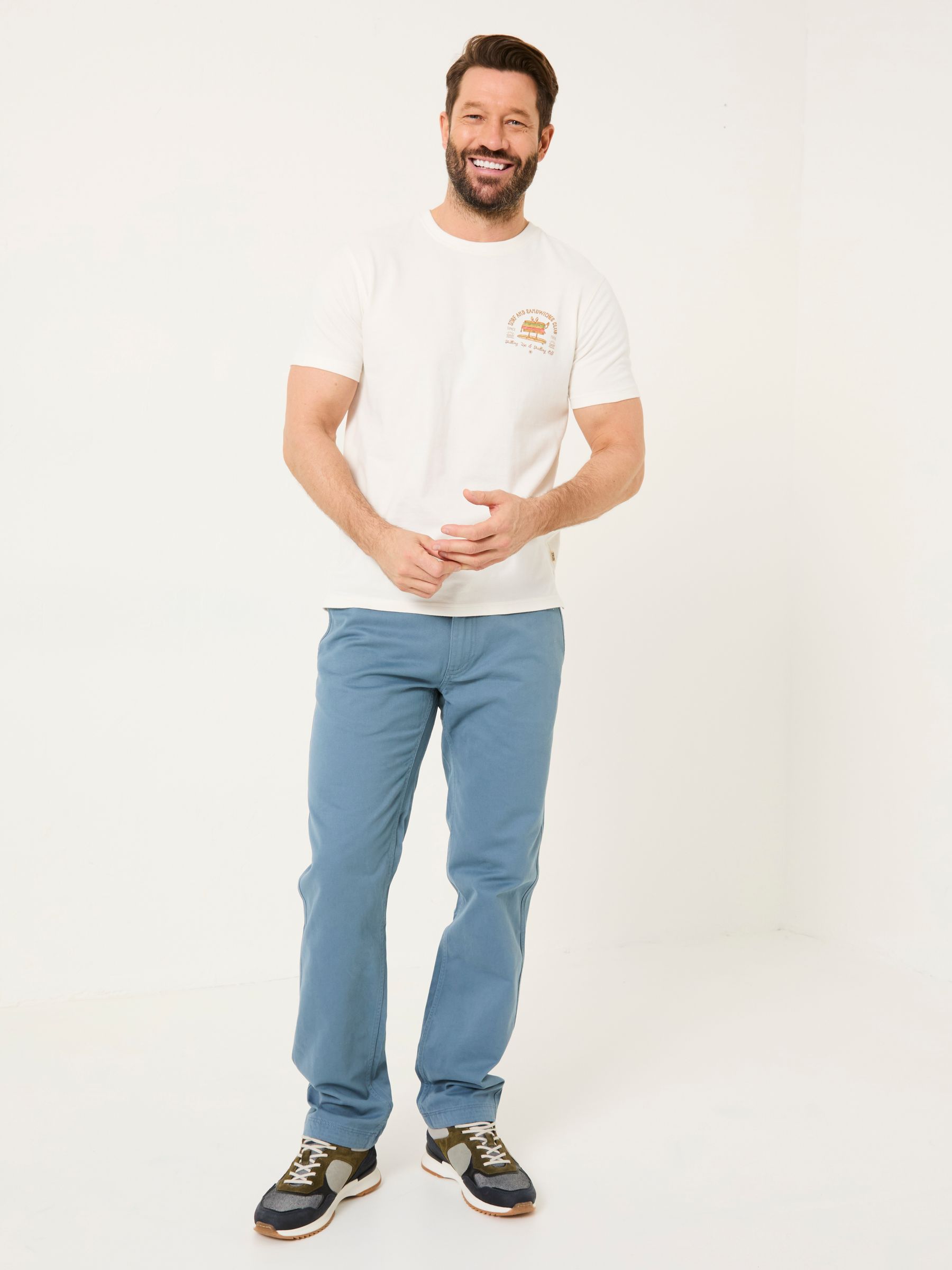 Blue Modern Coastal Chinos - Image 2 of 6