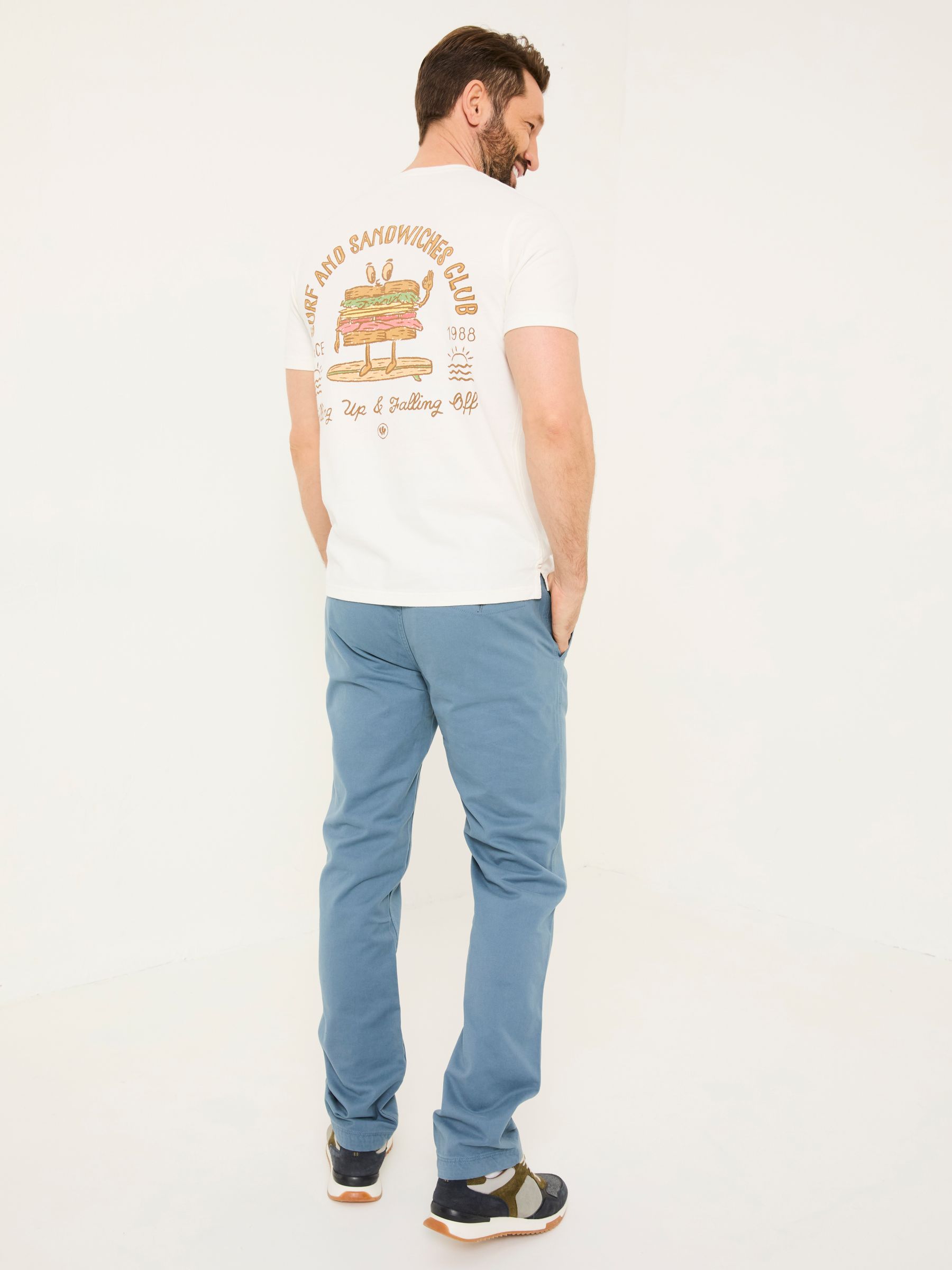 Blue Modern Coastal Chinos - Image 3 of 6