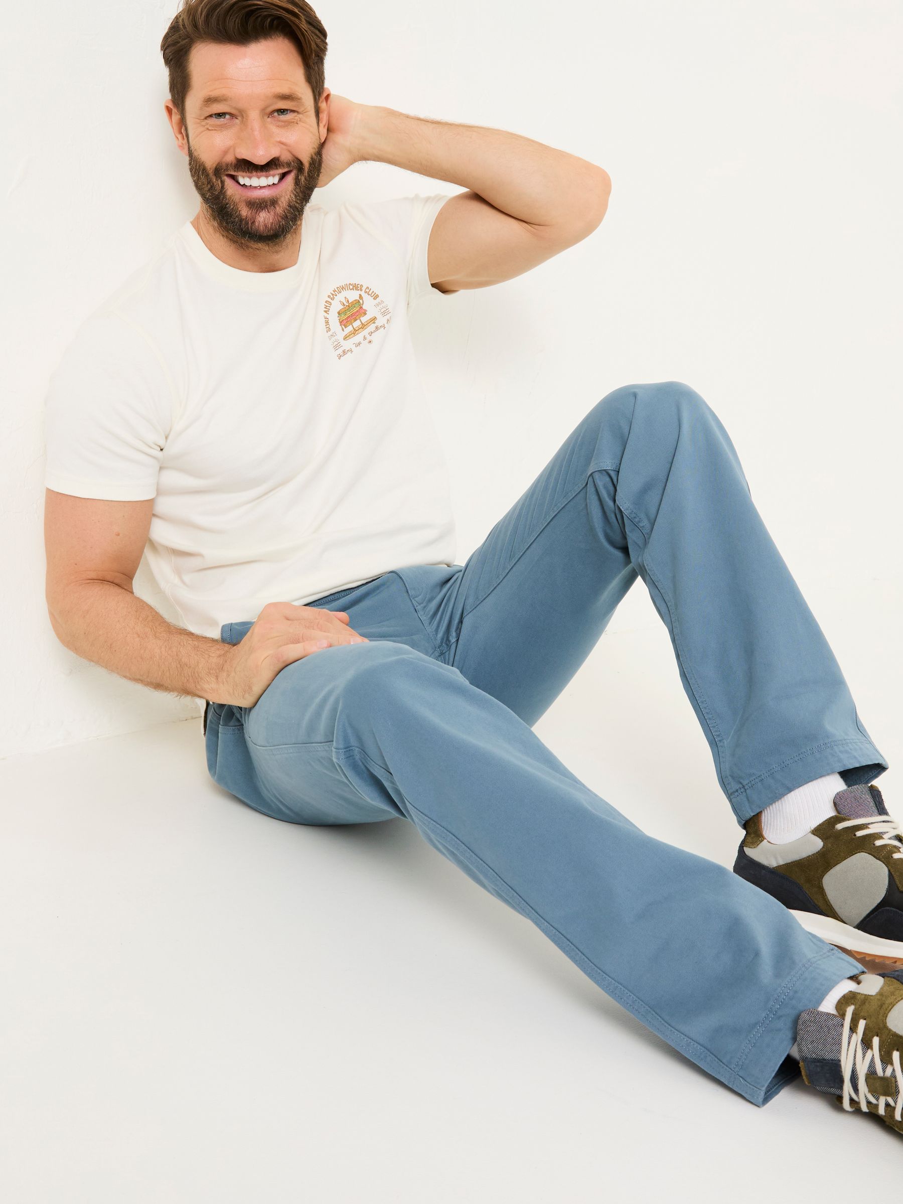 Blue Modern Coastal Chinos - Image 4 of 6