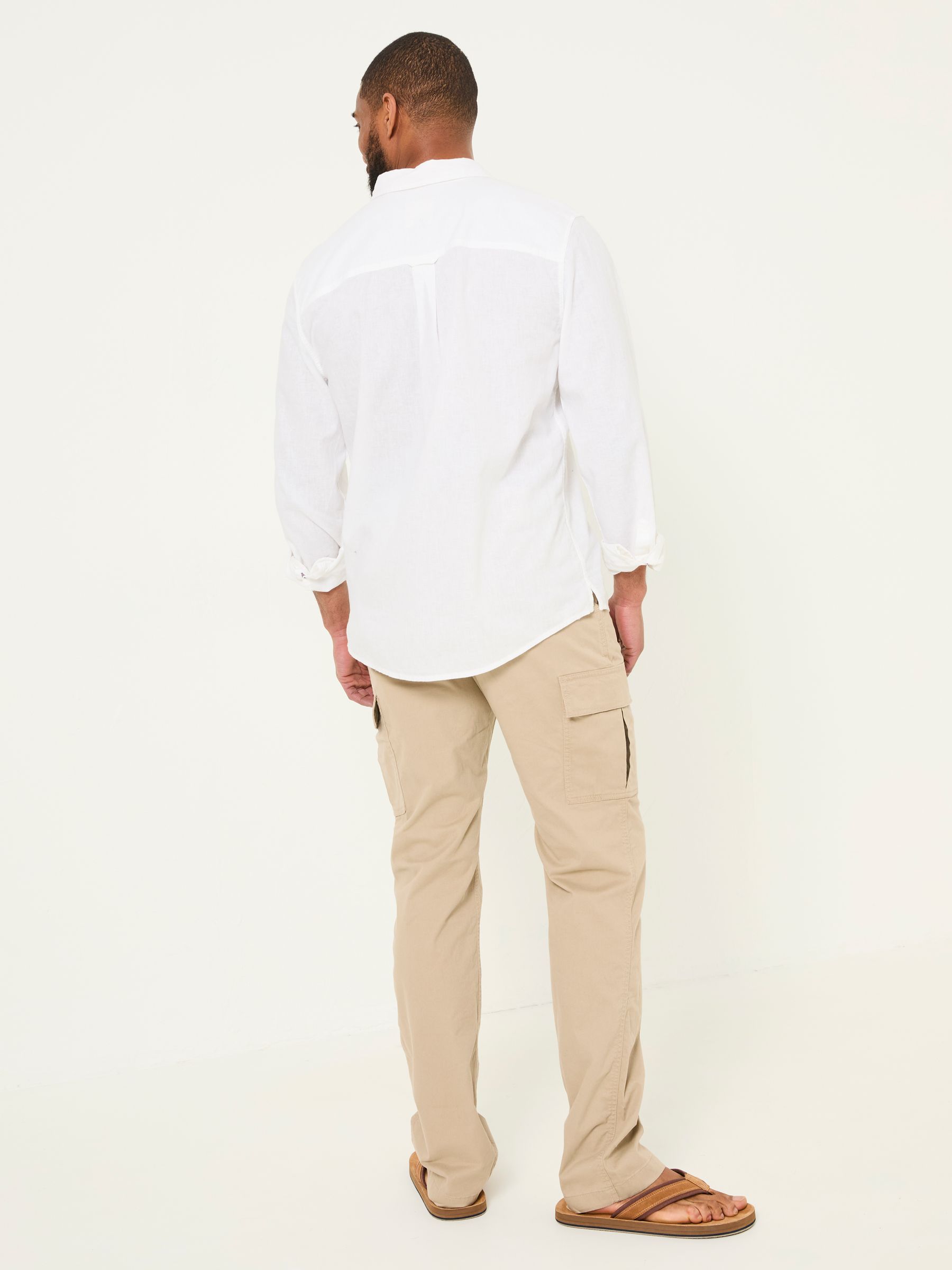 Mawes Natural Cargo Trousers - Image 2 of 7