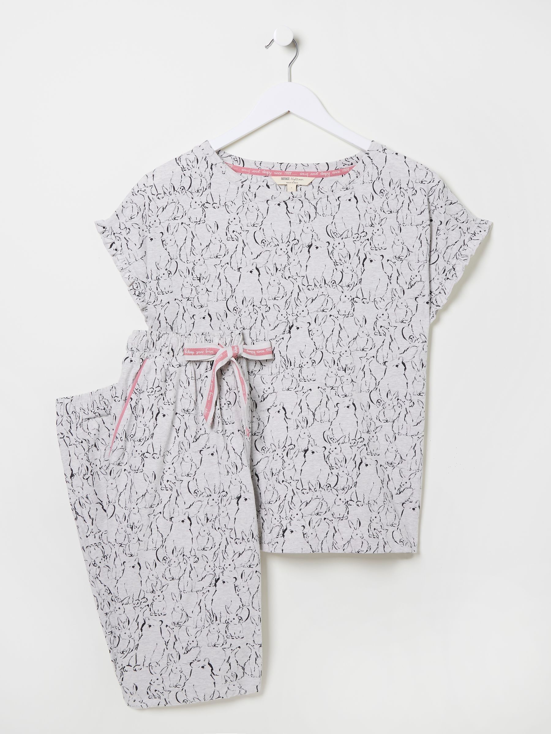 Grey Pyjama Set Grey Rabbit - Image 6 of 8
