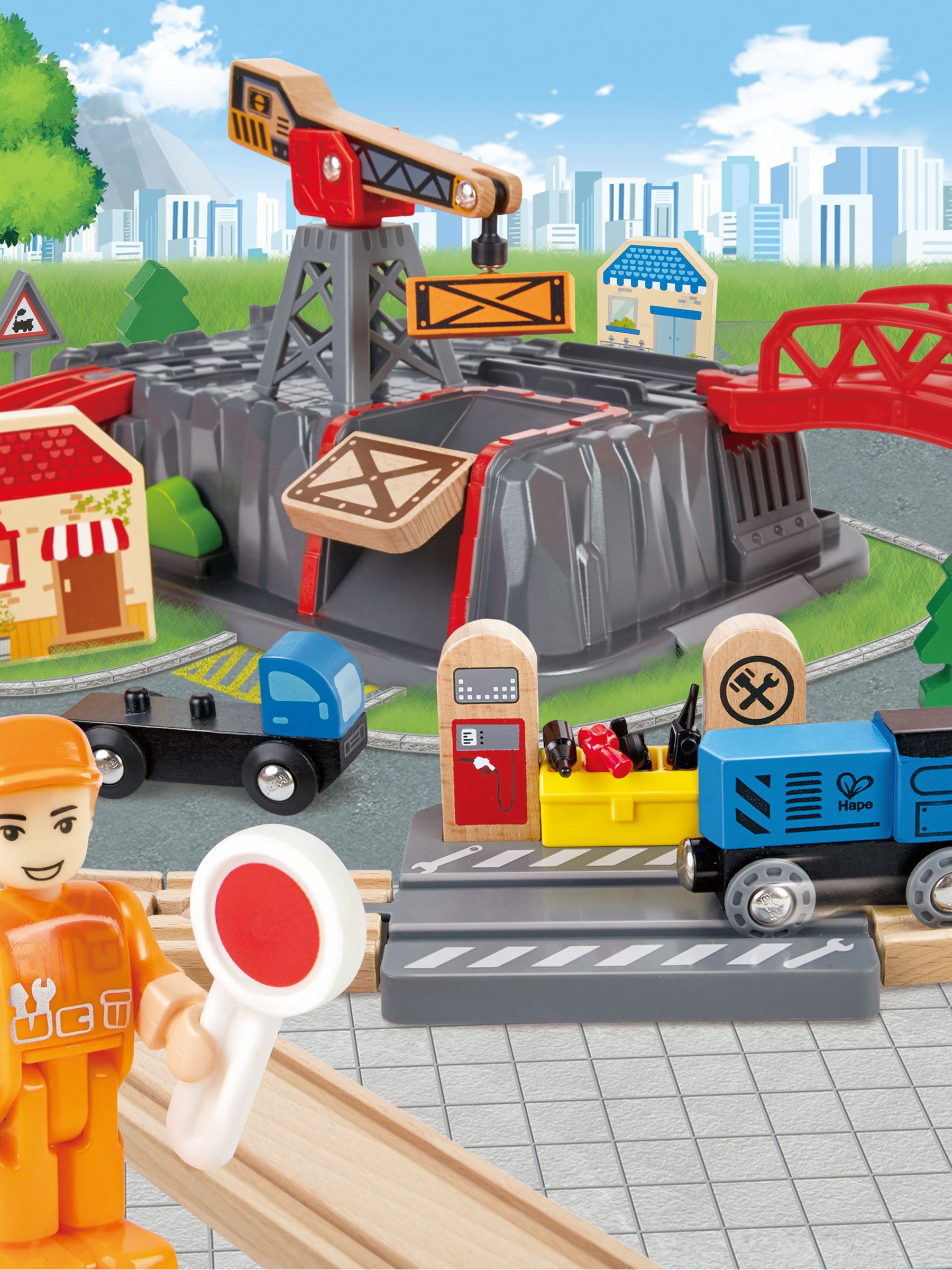 Hape Railway Bucket Builder Set - Image 6 of 7