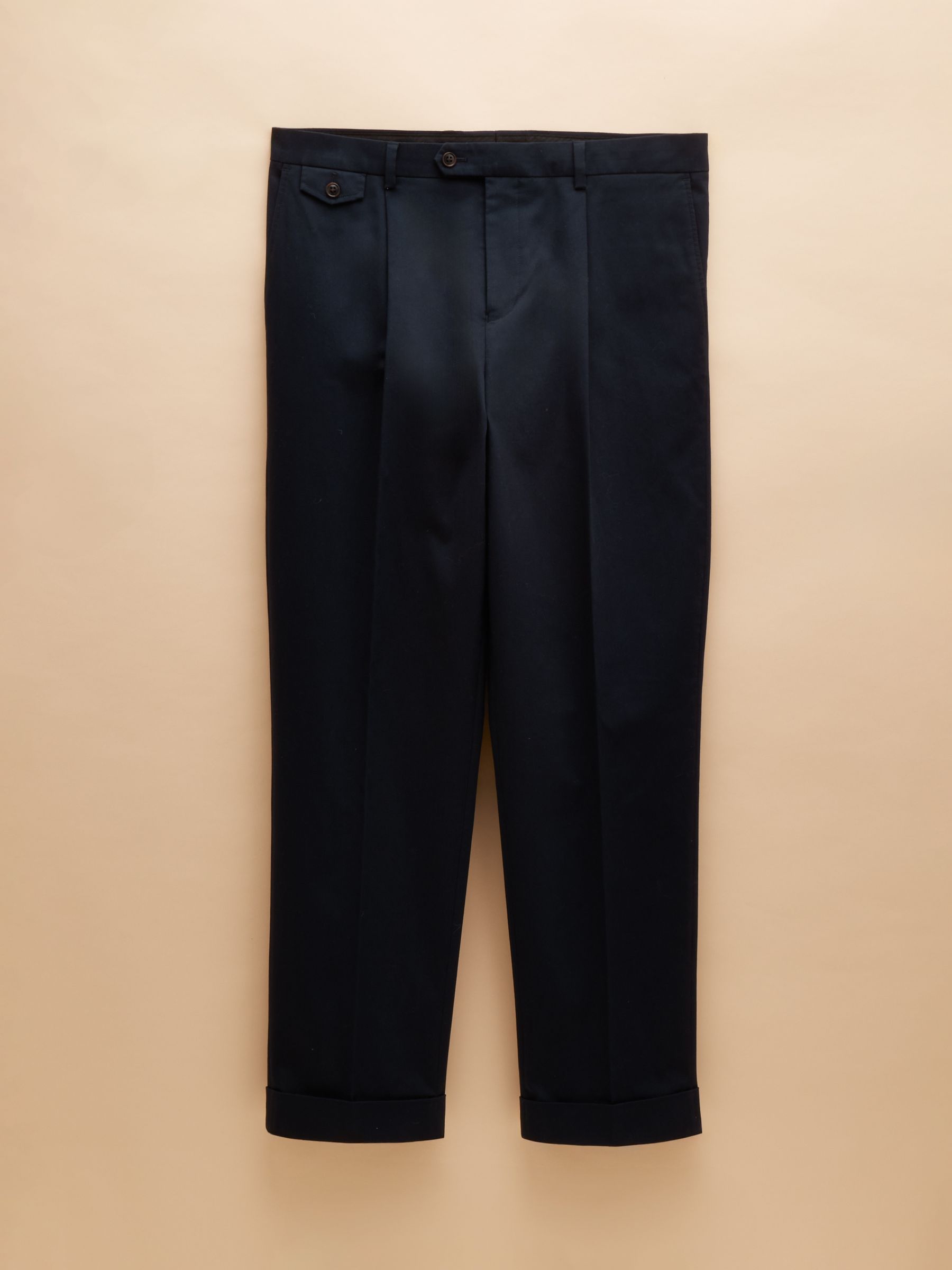 Navy Slim Fit Suit Trousers - Image 7 of 7