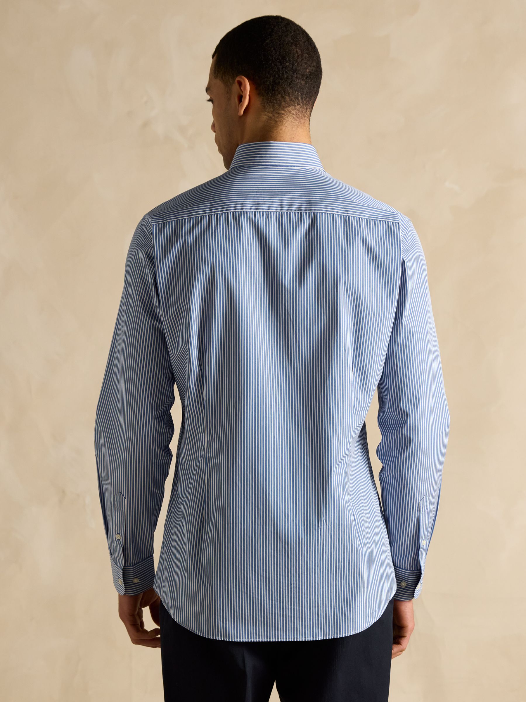 Blue Bengal Long Sleeve 100% Cotton Shirt - Image 3 of 10