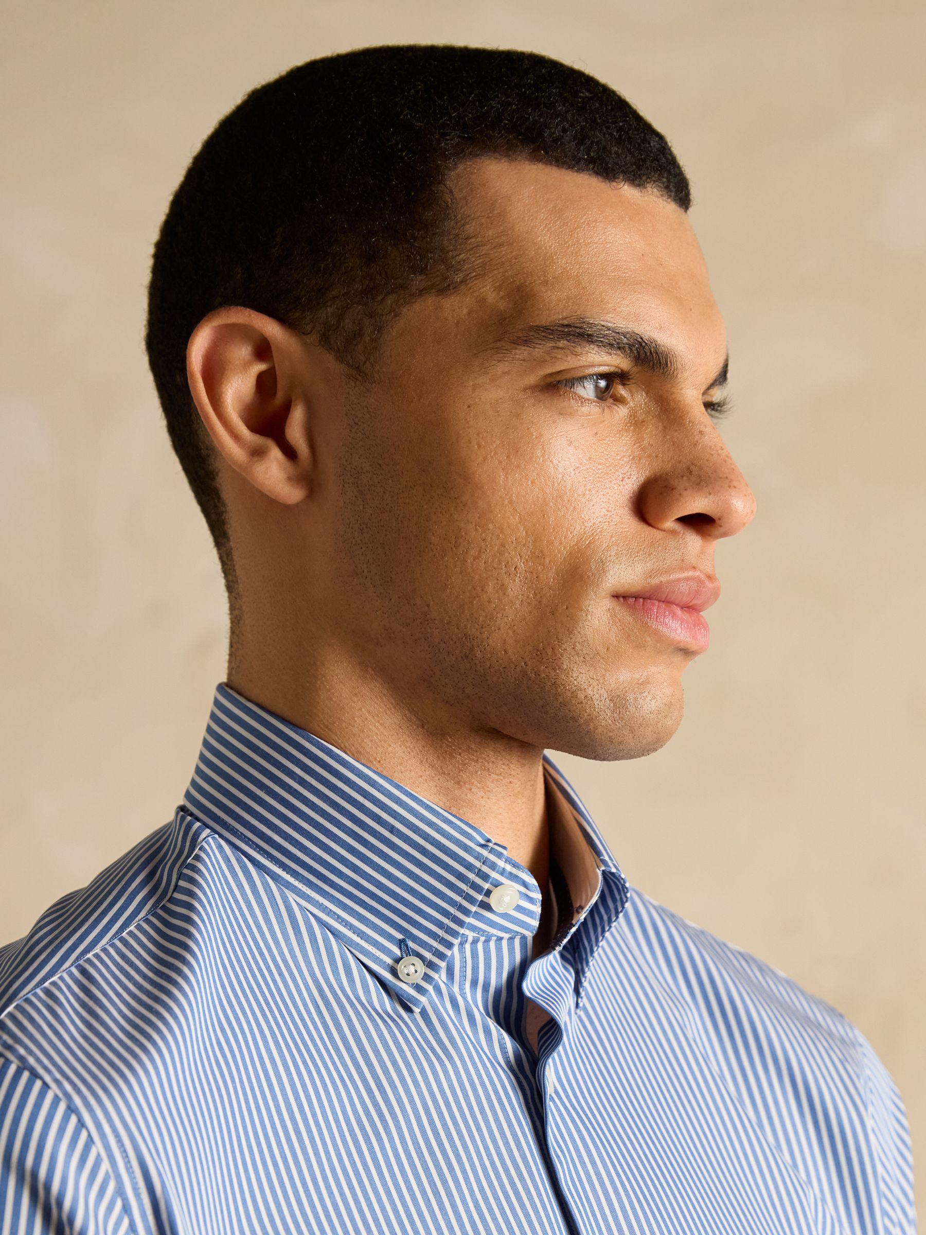 Blue Bengal Long Sleeve 100% Cotton Shirt - Image 4 of 10