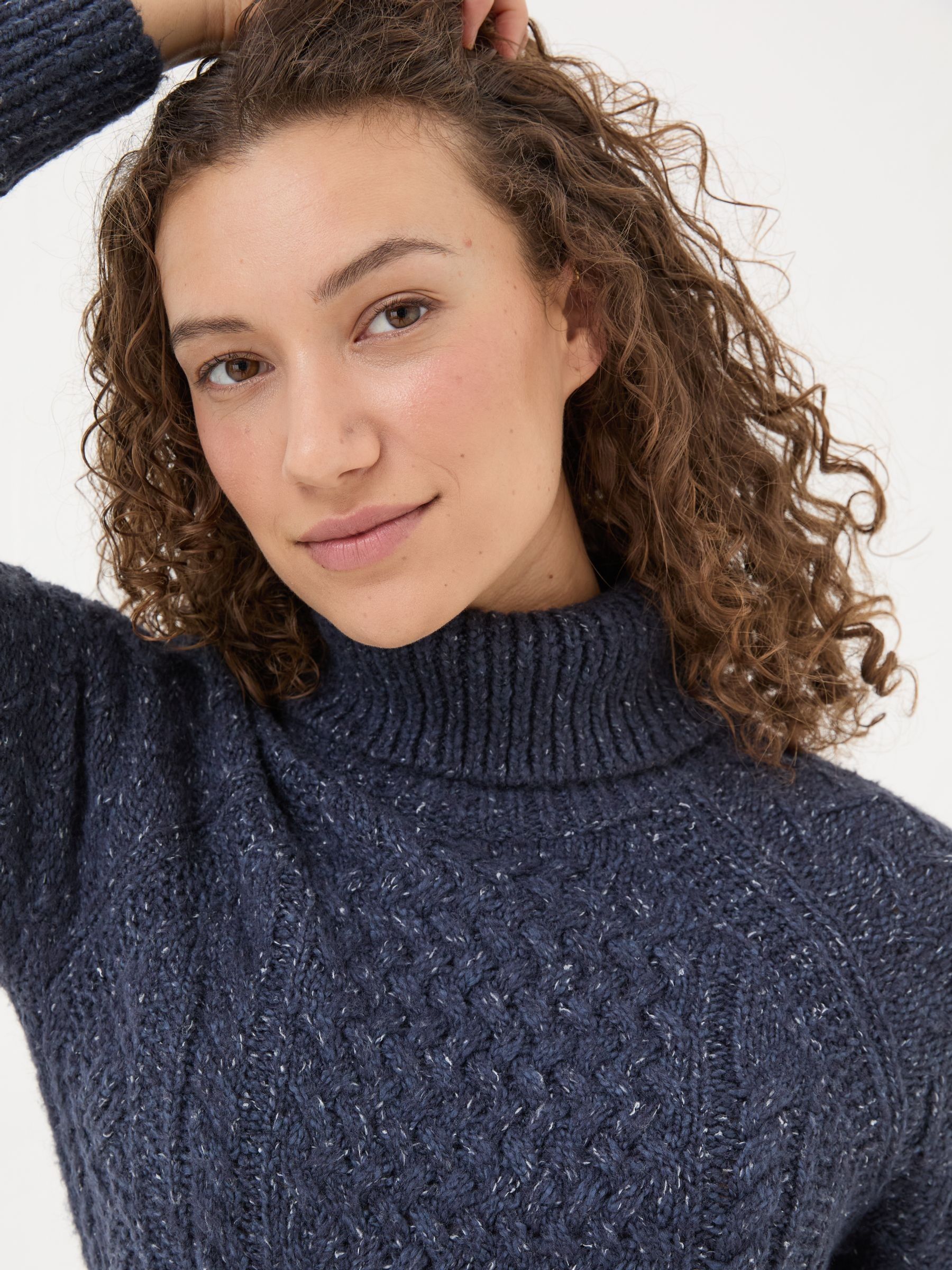 Navy Alicia Knit Dress - Image 5 of 6