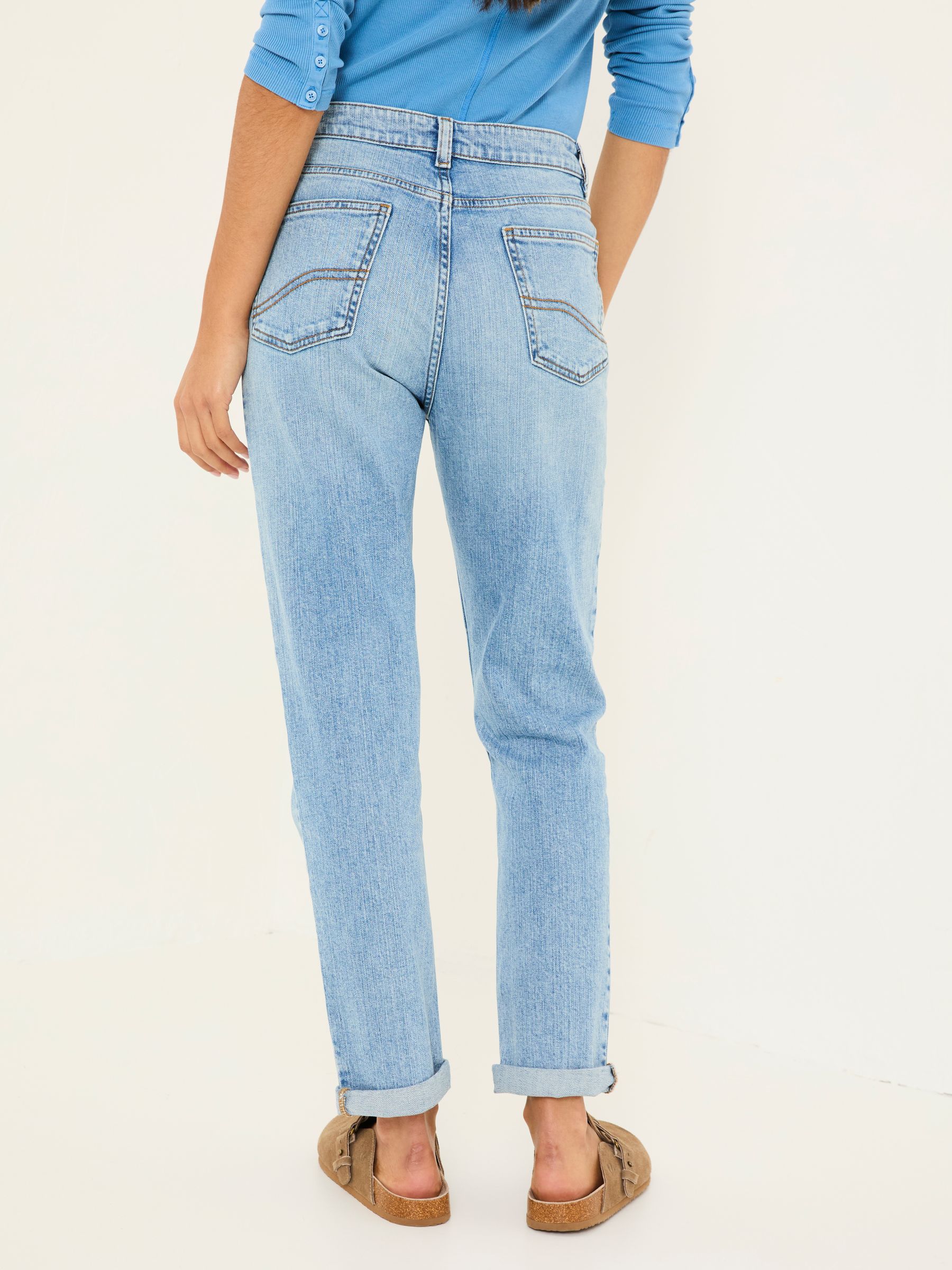 Chesham Light Blue Denim Girlfriend Jeans - Image 2 of 7