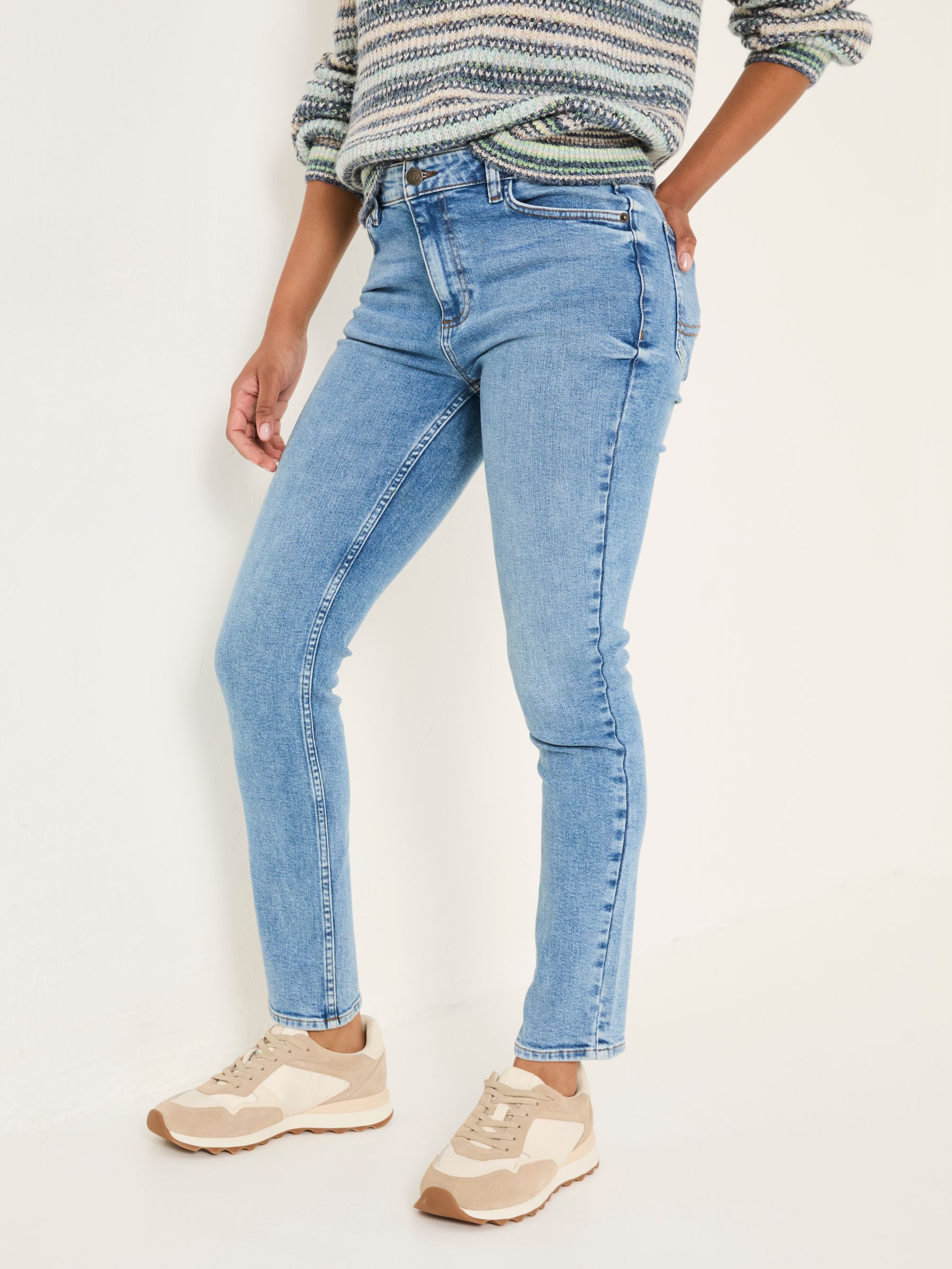 Sway Light Vintage Blue Slim Jeans FatFace Ireland