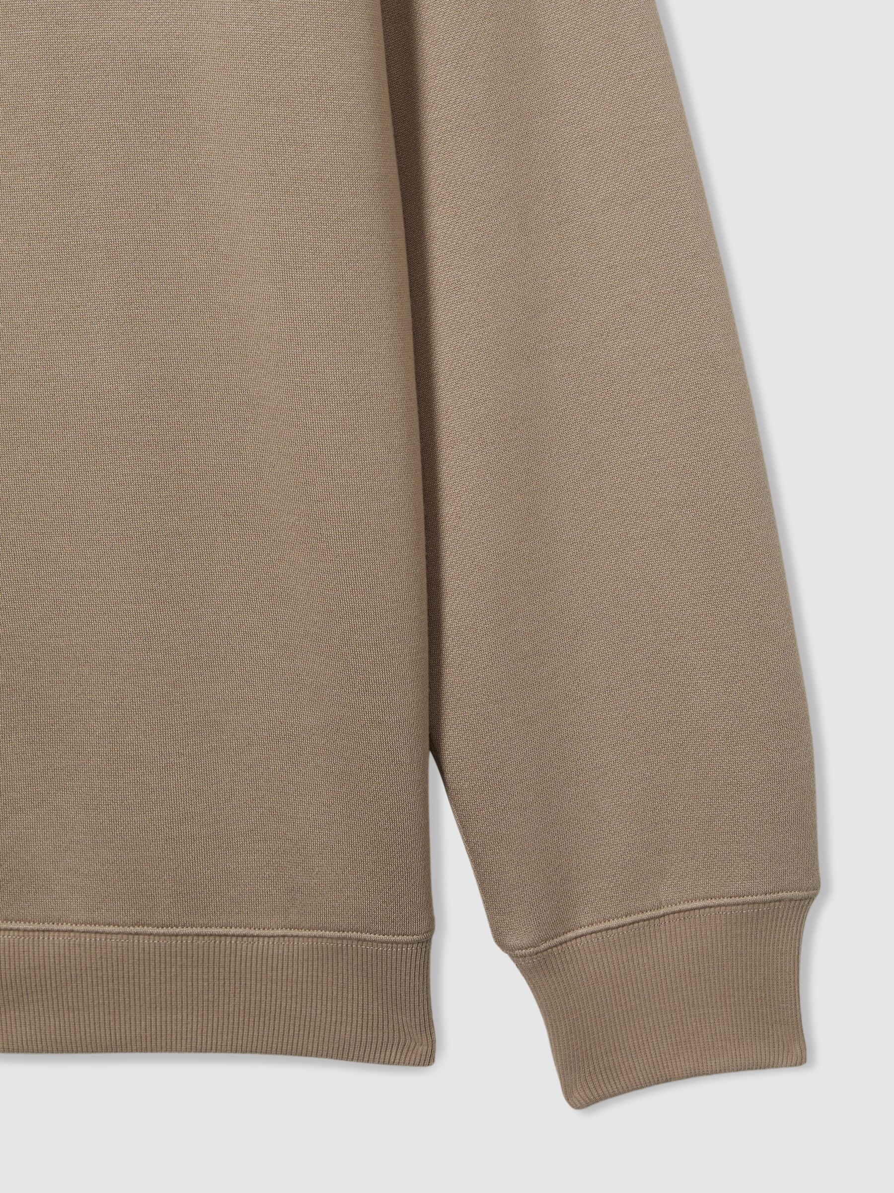 Reiss | Les 100 Ciels Oversized Sweatshirt in Camel - Image 4 of 5