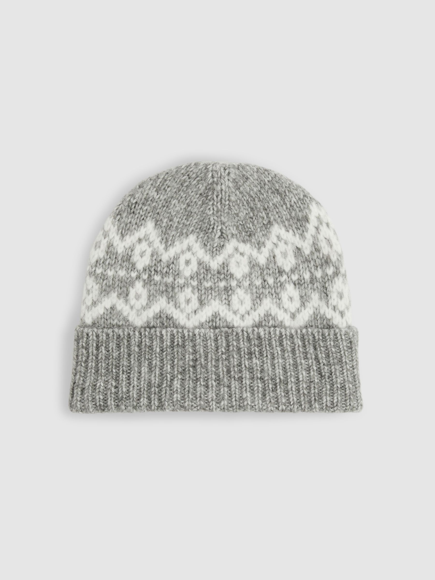 Hat and Scarf Set in Grey Melange - Image 3 of 4