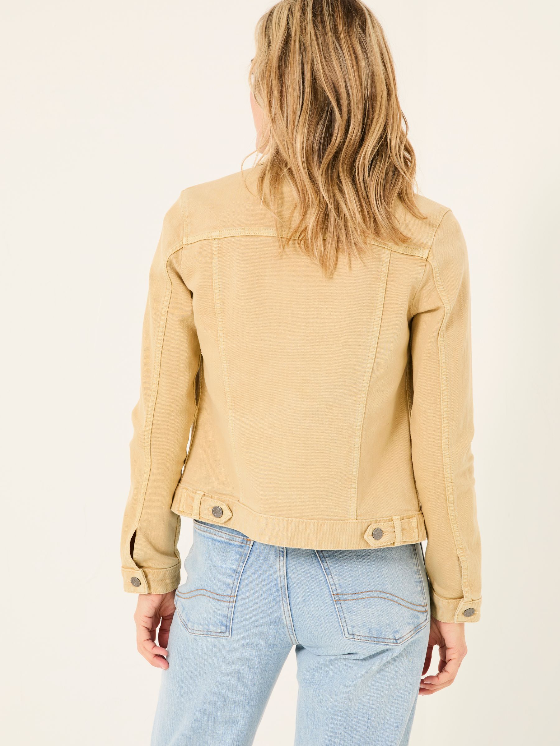 Tasha Dark Yellow Denim Jacket - Image 2 of 6