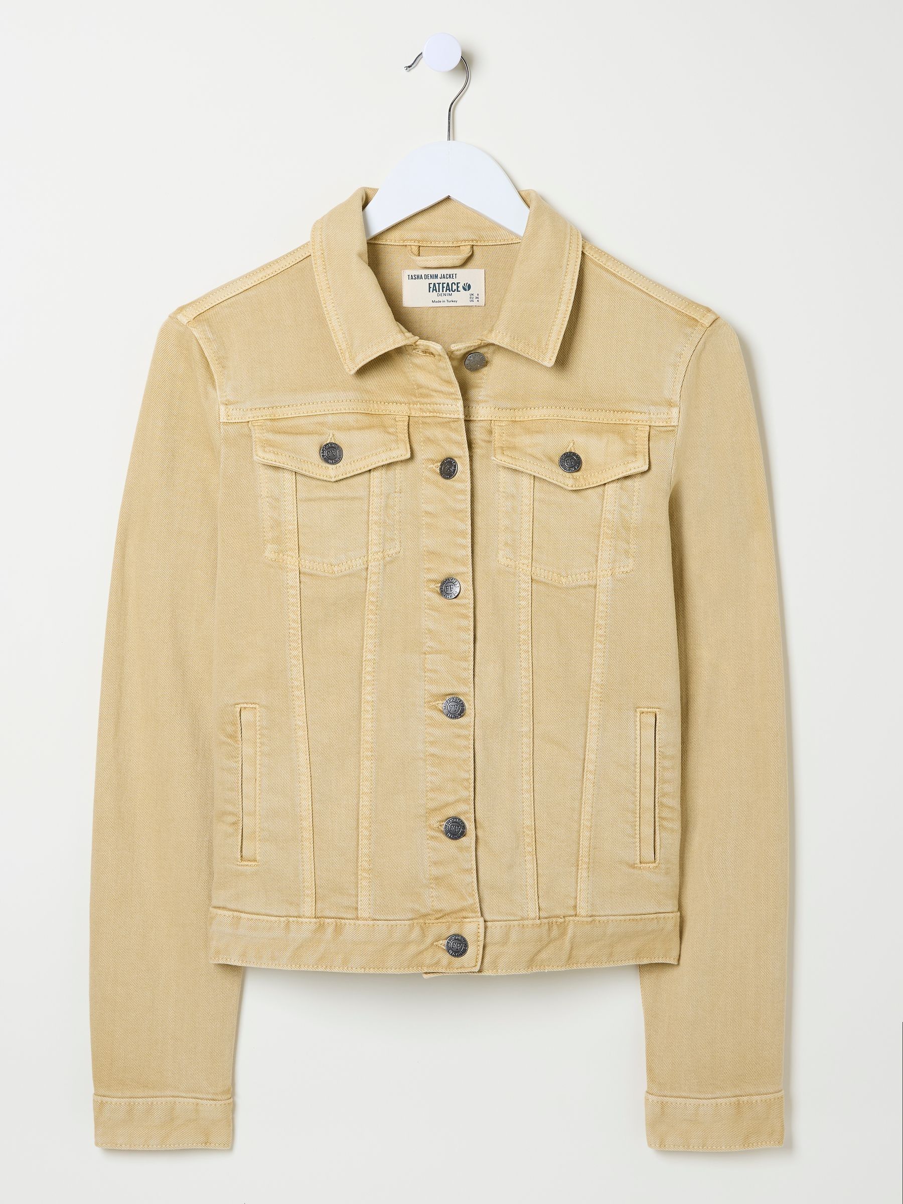 Tasha Dark Yellow Denim Jacket - Image 6 of 6