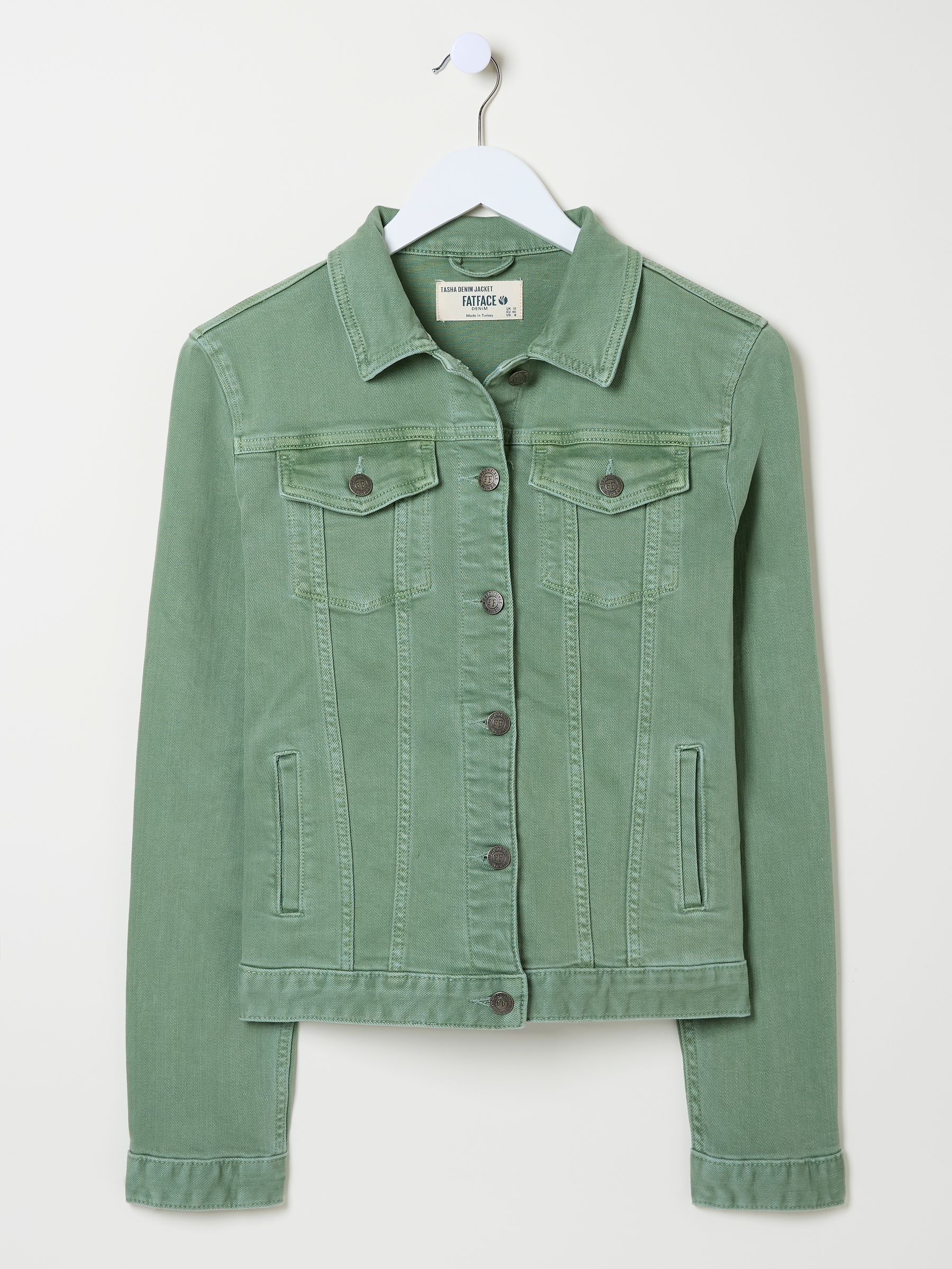 Tasha Green Denim Jacket - Image 5 of 5