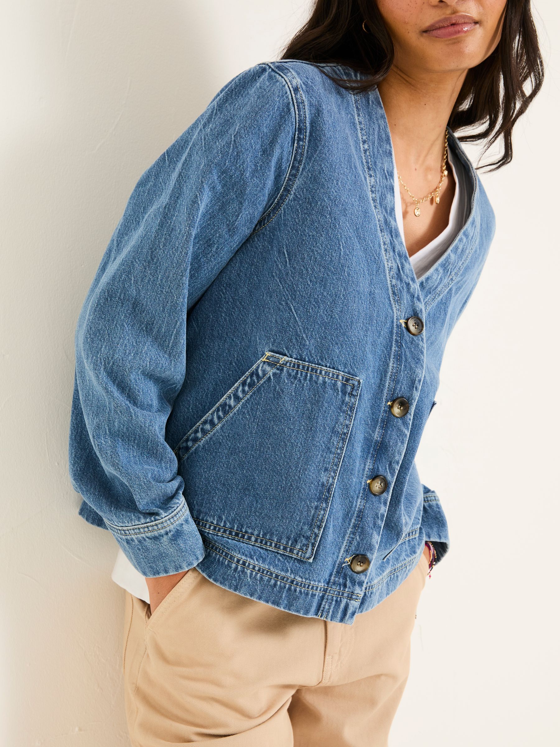 Dulcie Blue Denim Dulcie Denim Jacket - Image 3 of 6
