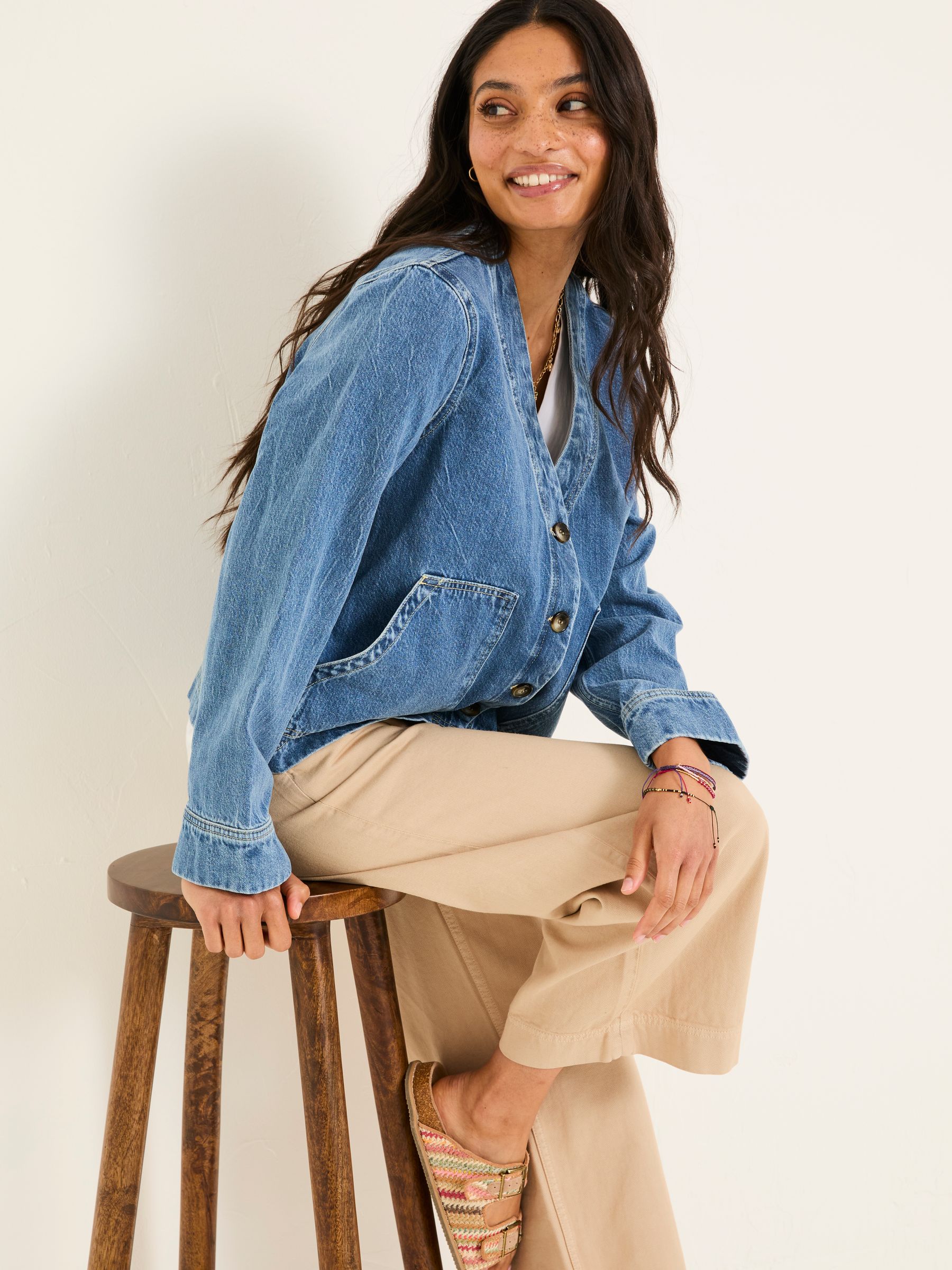 Dulcie Blue Denim Dulcie Denim Jacket - Image 4 of 6