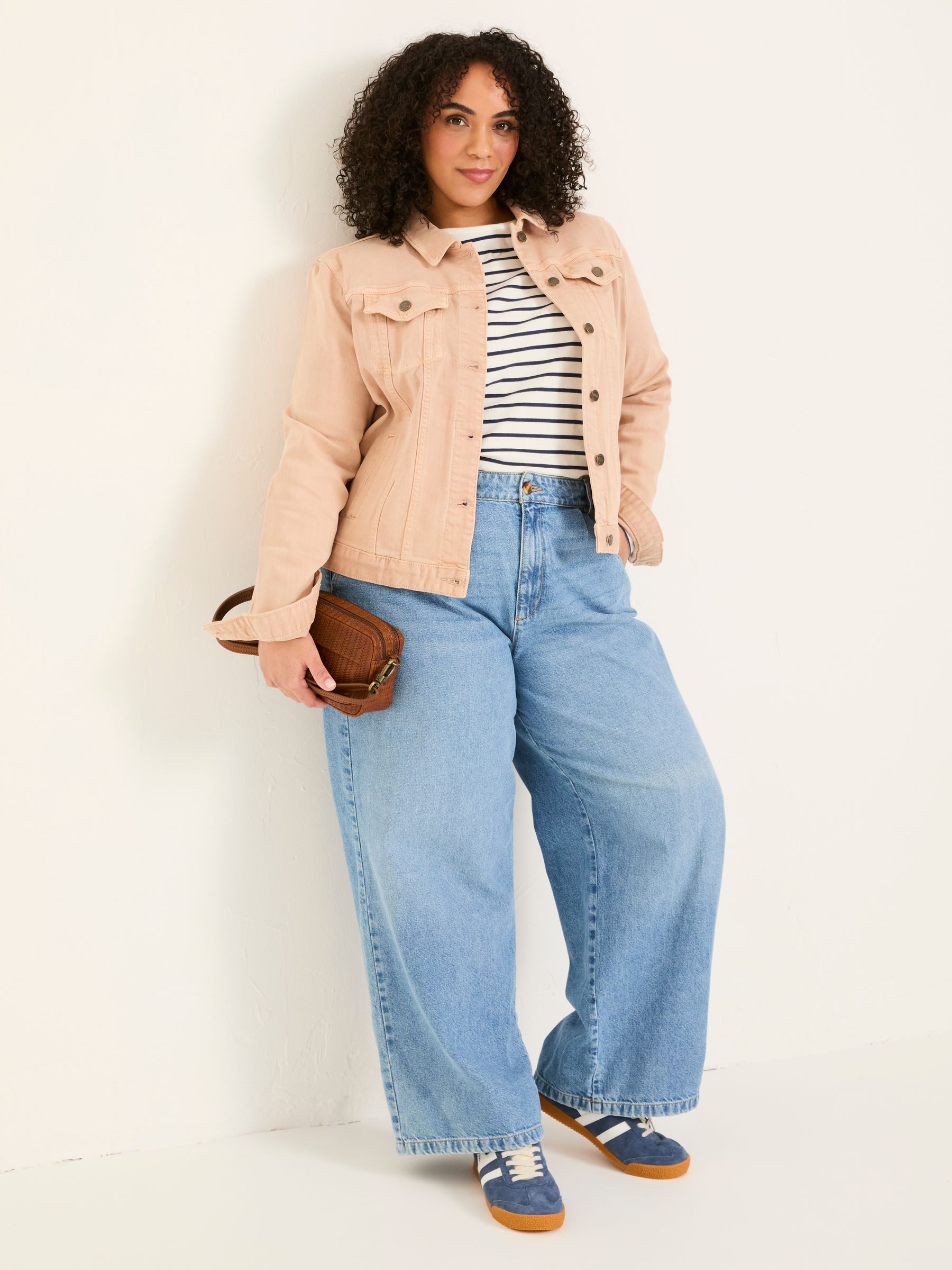Tasha Light Pink Denim Jacket - Image 3 of 6