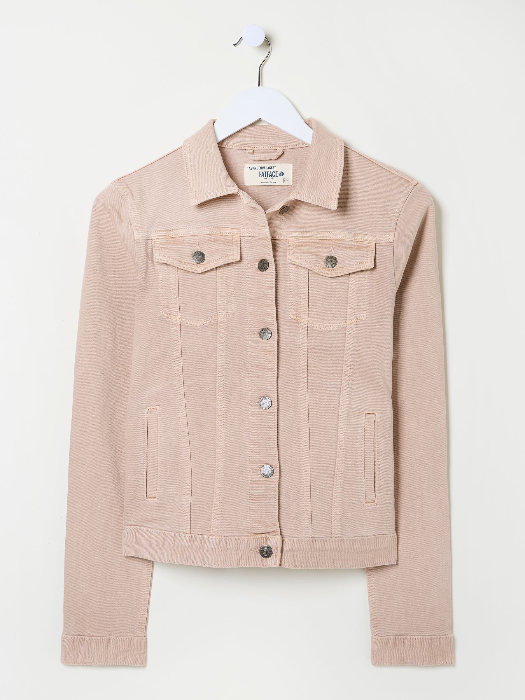 Tasha Light Pink Denim Jacket - Image 6 of 6