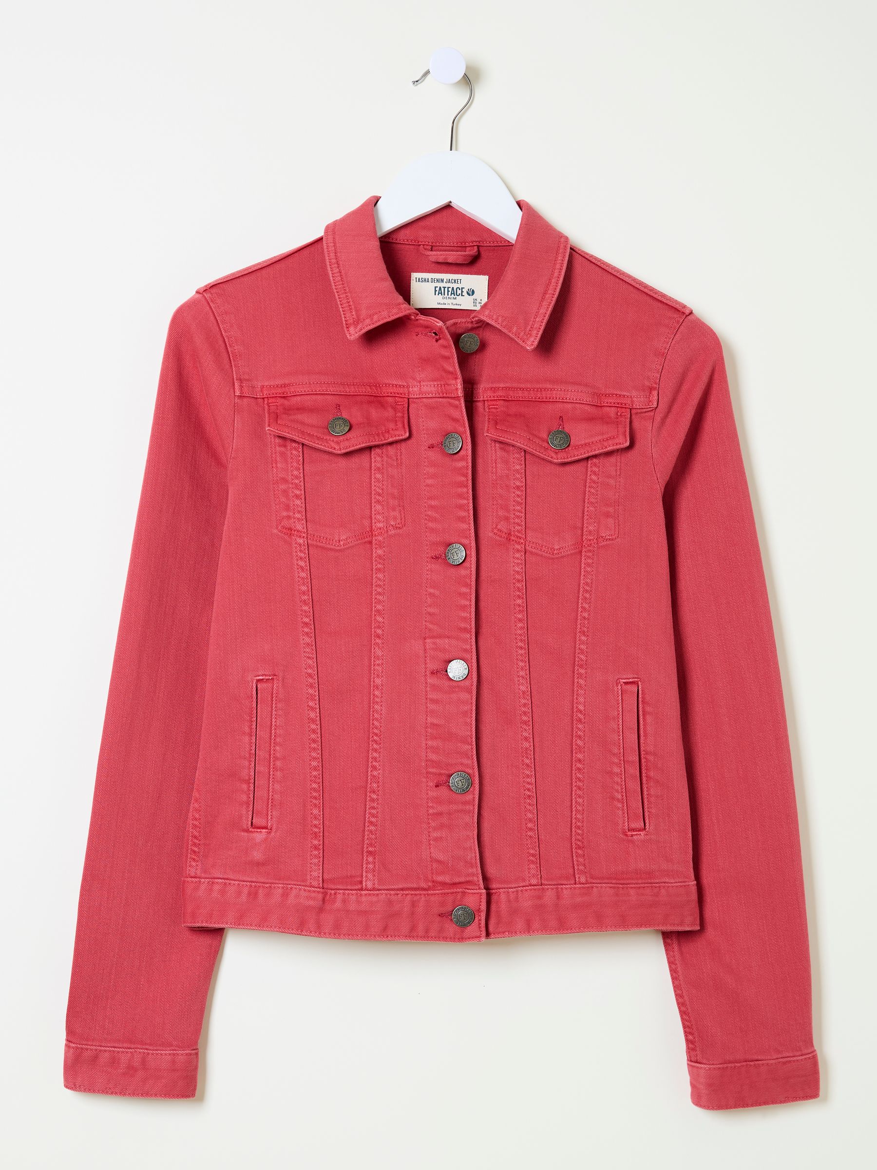 Tasha Vintage Red Denim Jacket - Image 6 of 6