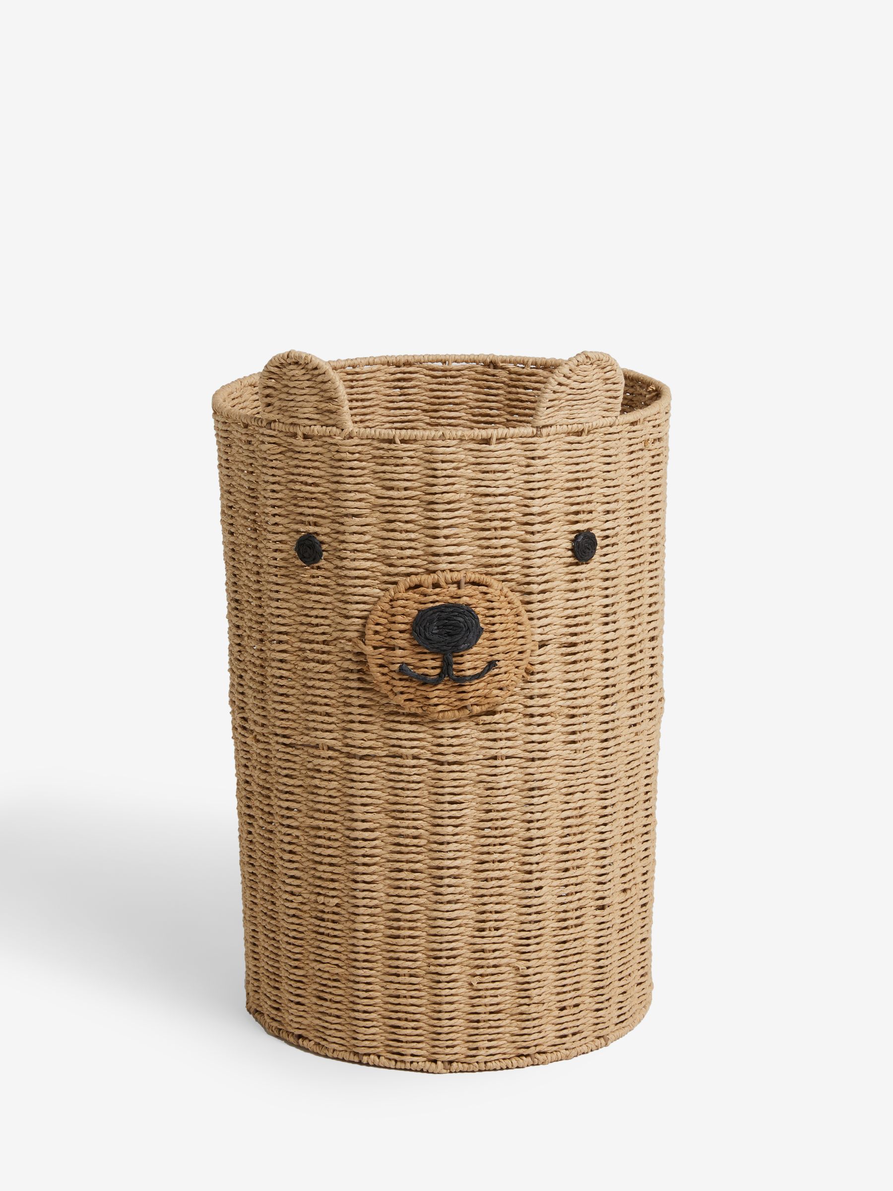 Natural Bear Woven Laundry Basket - Image 4 of 4