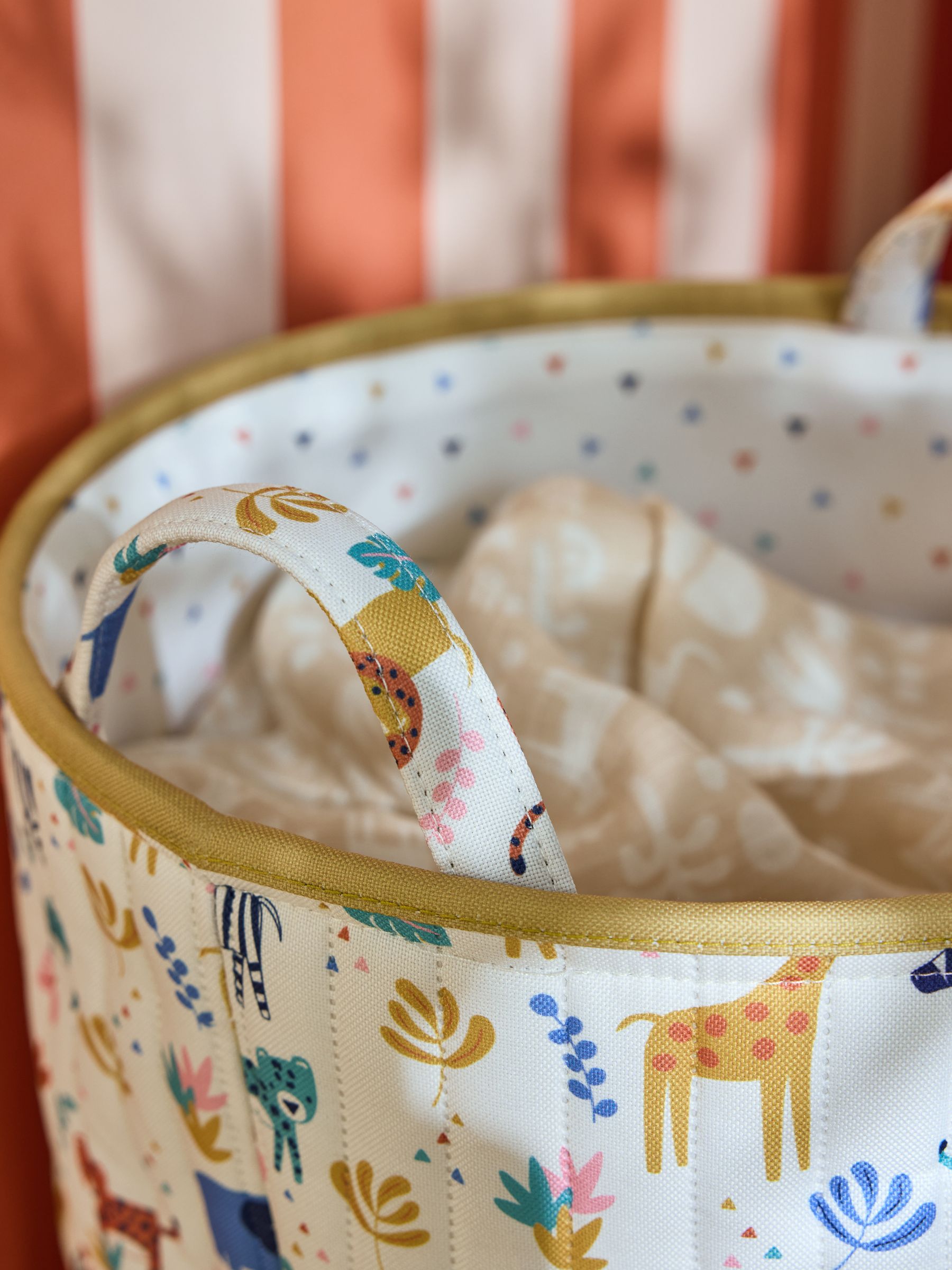 Safari Printed Laundry Basket - Image 2 of 4