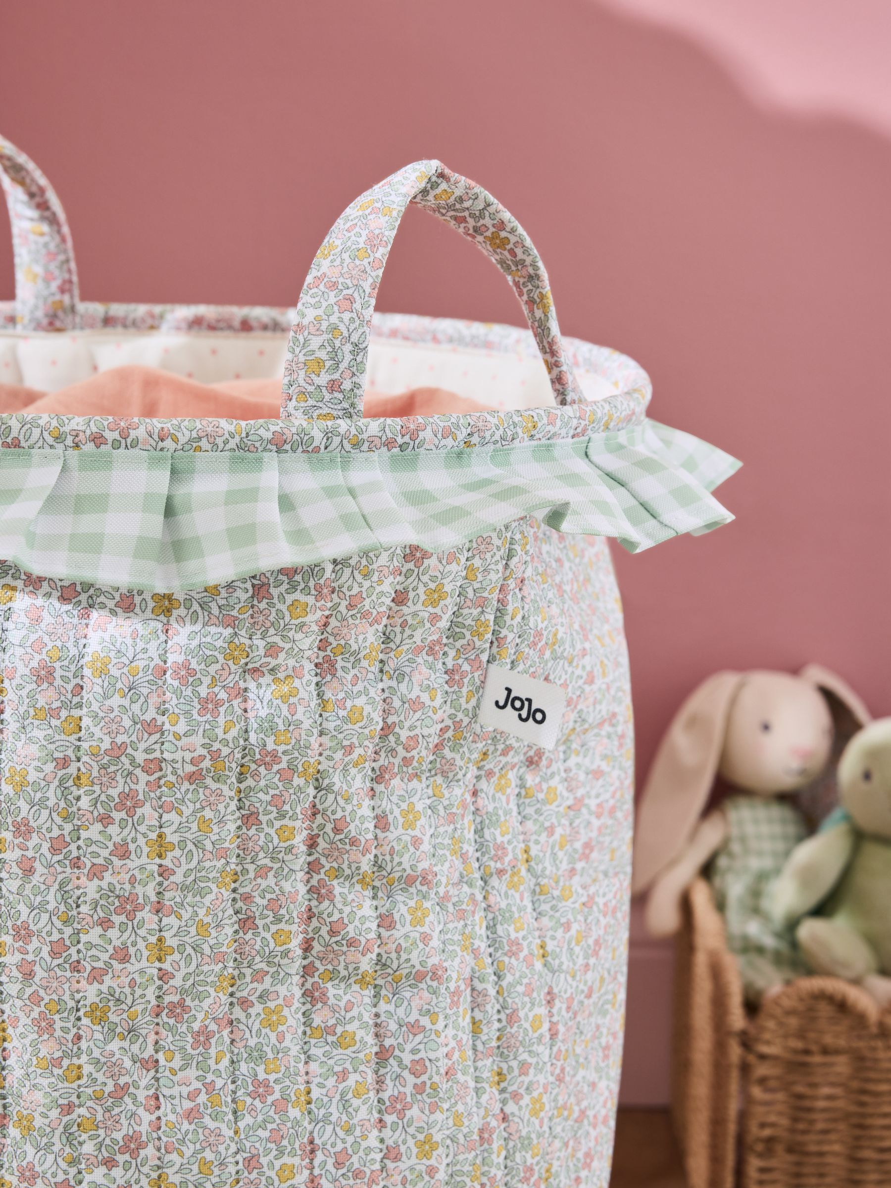Ditsy Floral Printed Laundry Basket - Image 3 of 4