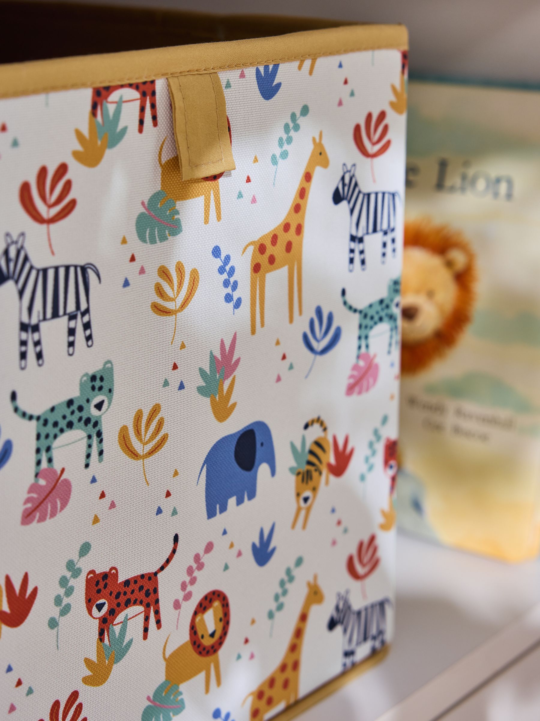 Set of 2 Luca Lion Cube Storage Boxes - Image 4 of 4