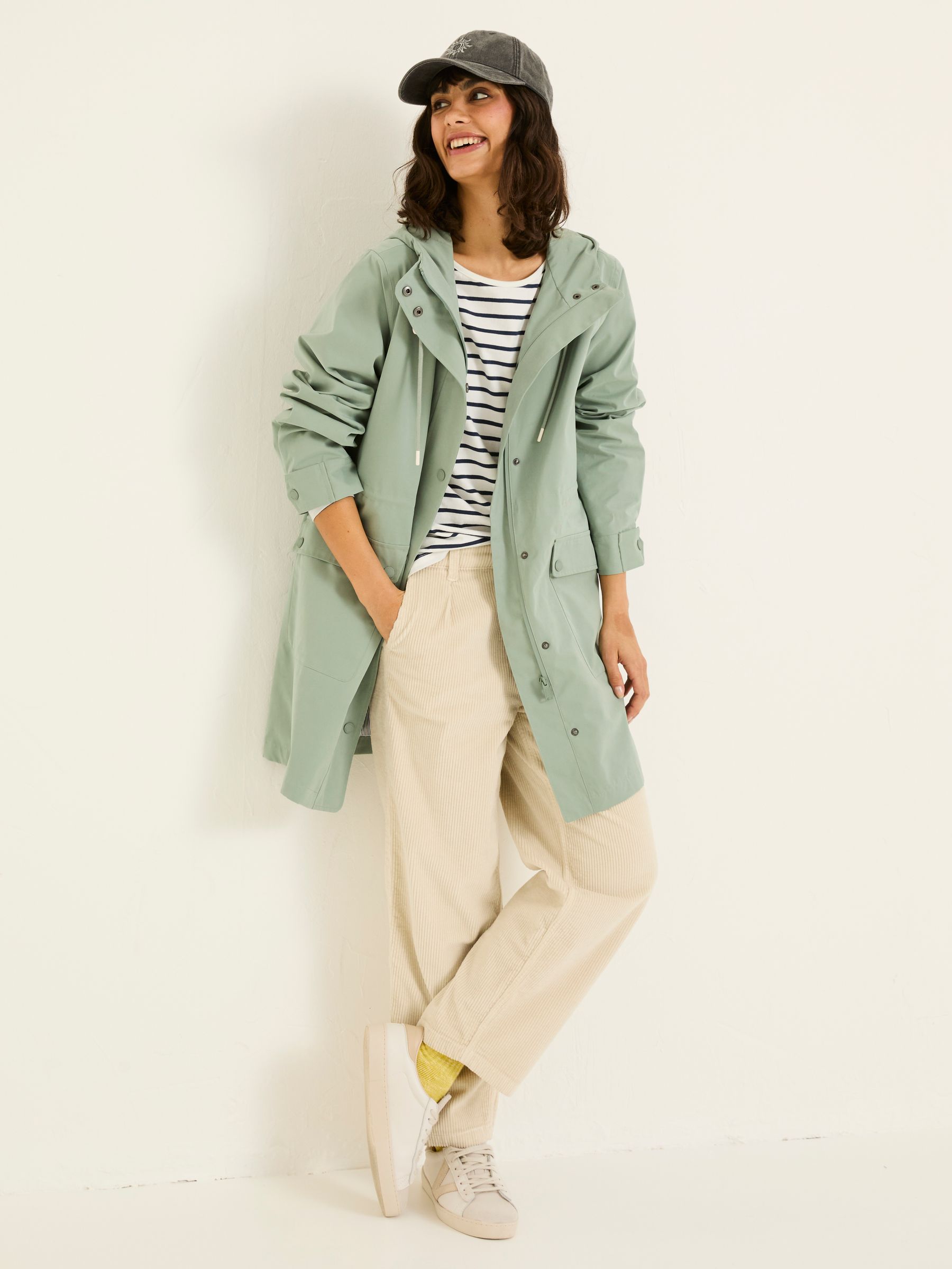 Lola Light Green Lola Waterproof Long Coat - Image 2 of 10