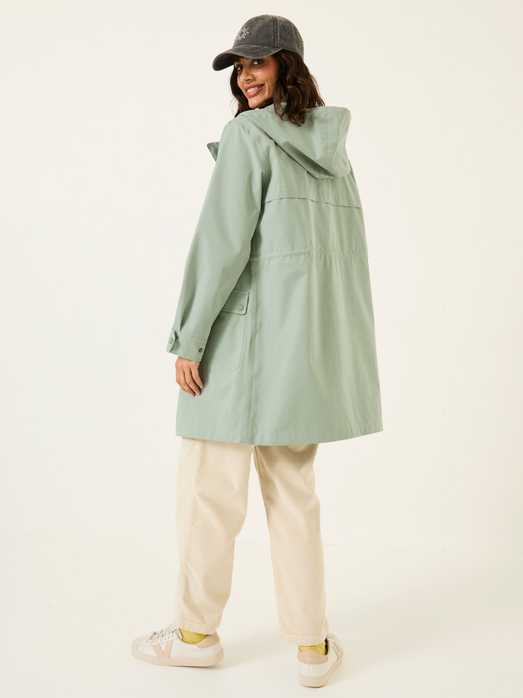 Lola Light Green Lola Waterproof Long Coat - Image 3 of 10