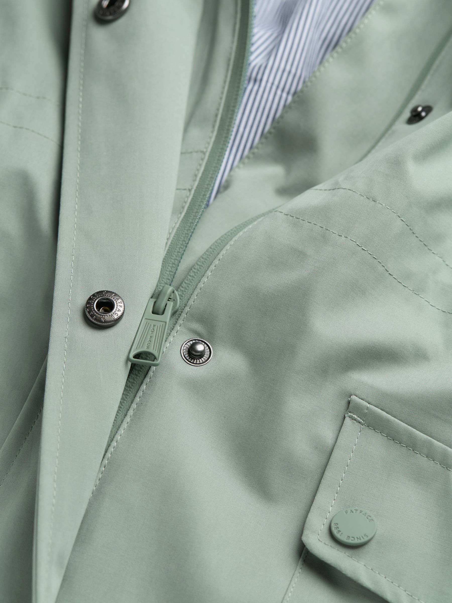 Lola Light Green Lola Waterproof Long Coat - Image 6 of 10