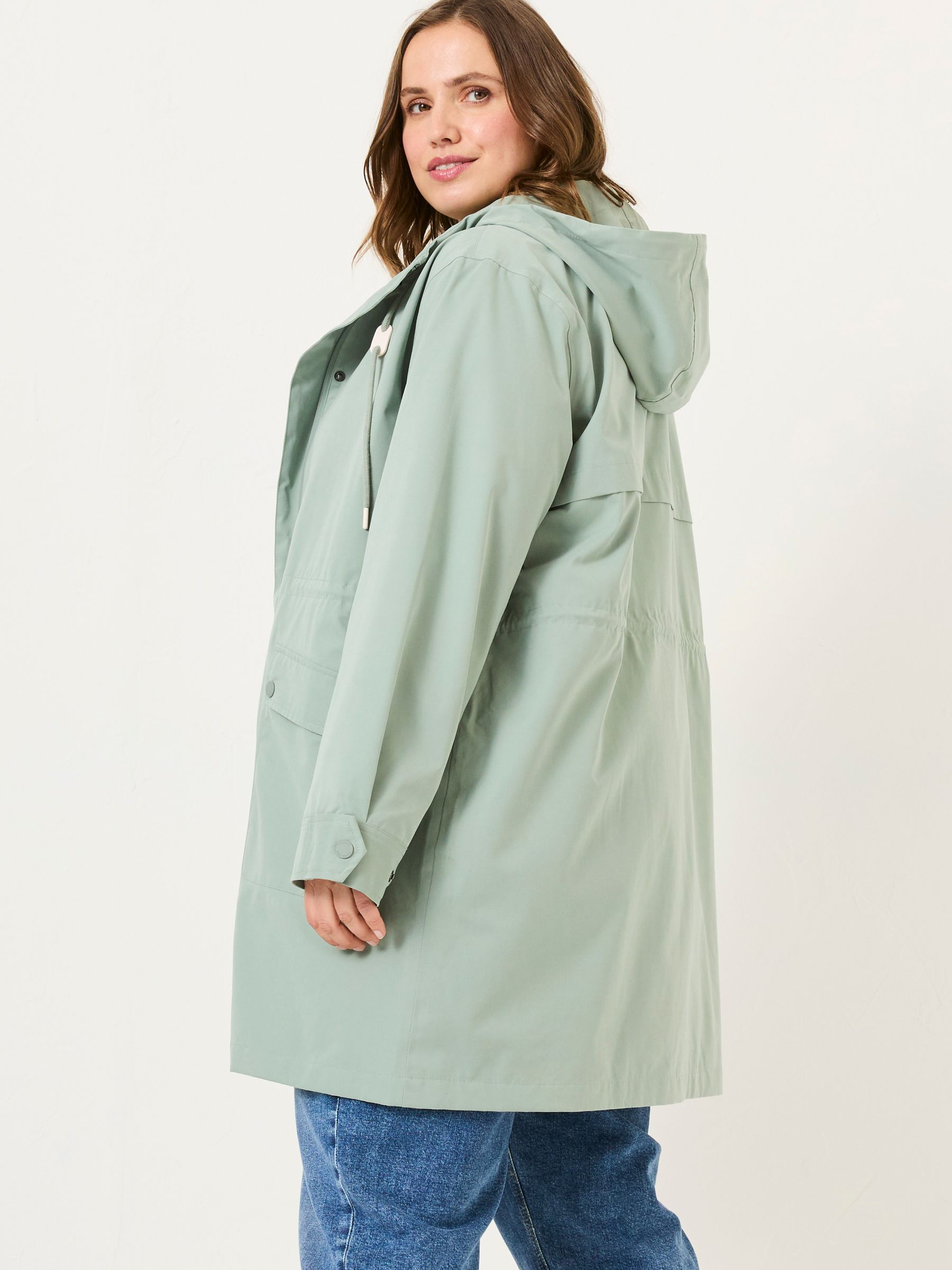 Lola Light Green Lola Waterproof Long Coat - Image 8 of 10