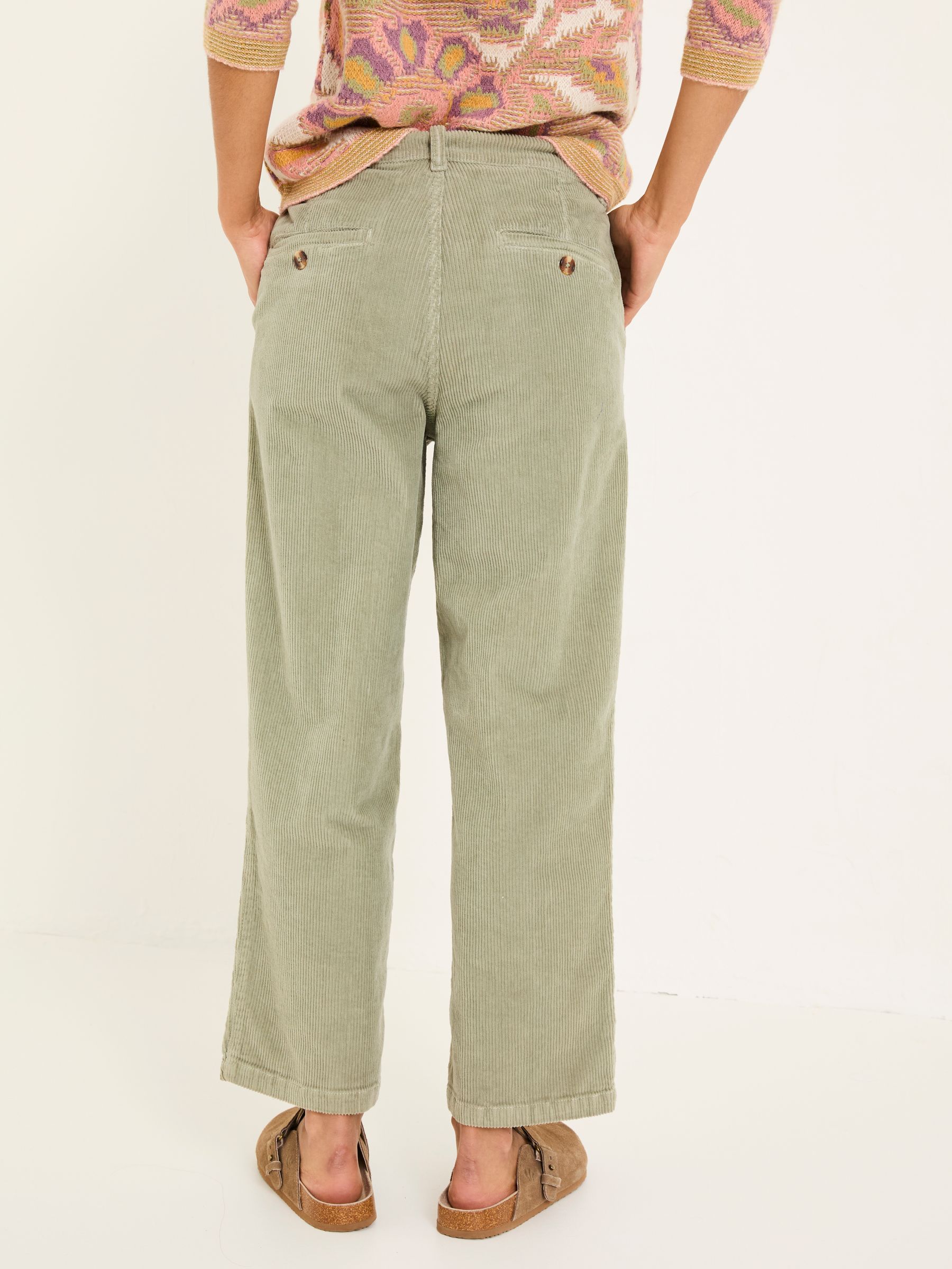 Cinnamon Light Green Cord Trousers - Image 2 of 6