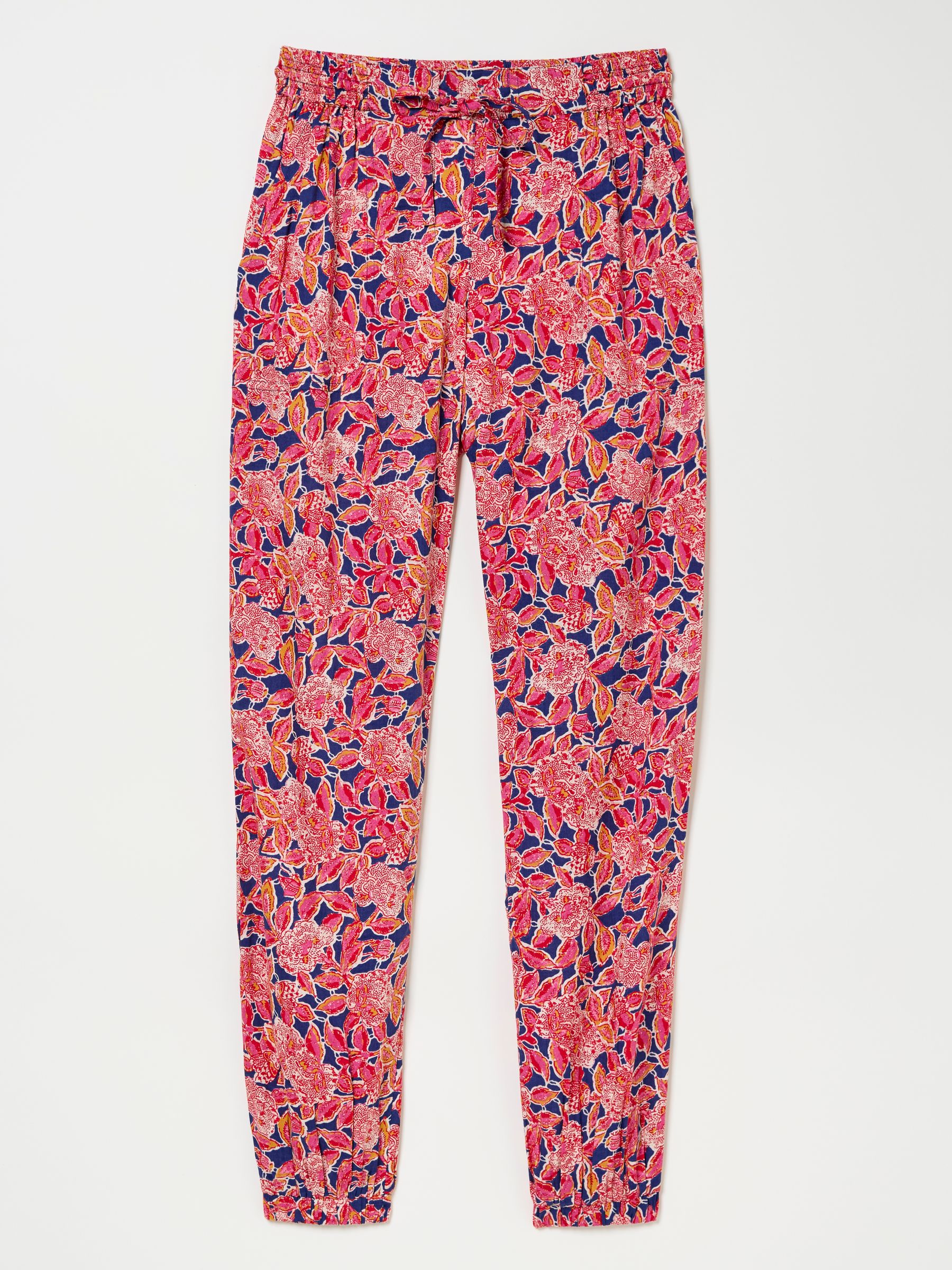 Lyme Pink Batik Floral Cuffed Jogger - Image 6 of 6