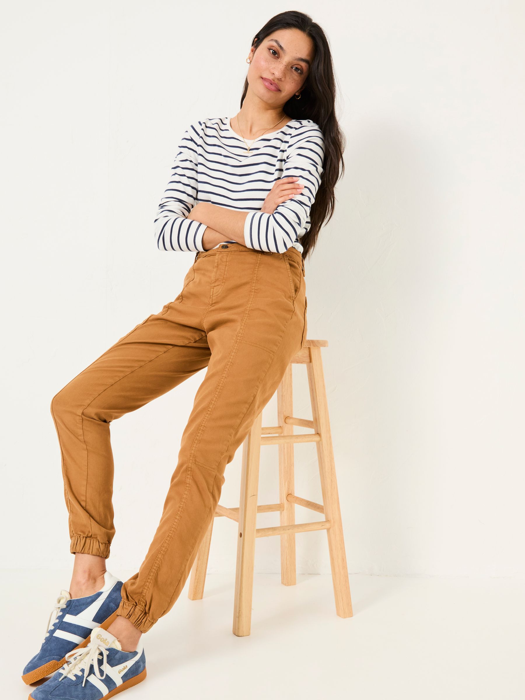 Boston Tan Brown Cargo Trousers - Image 4 of 11