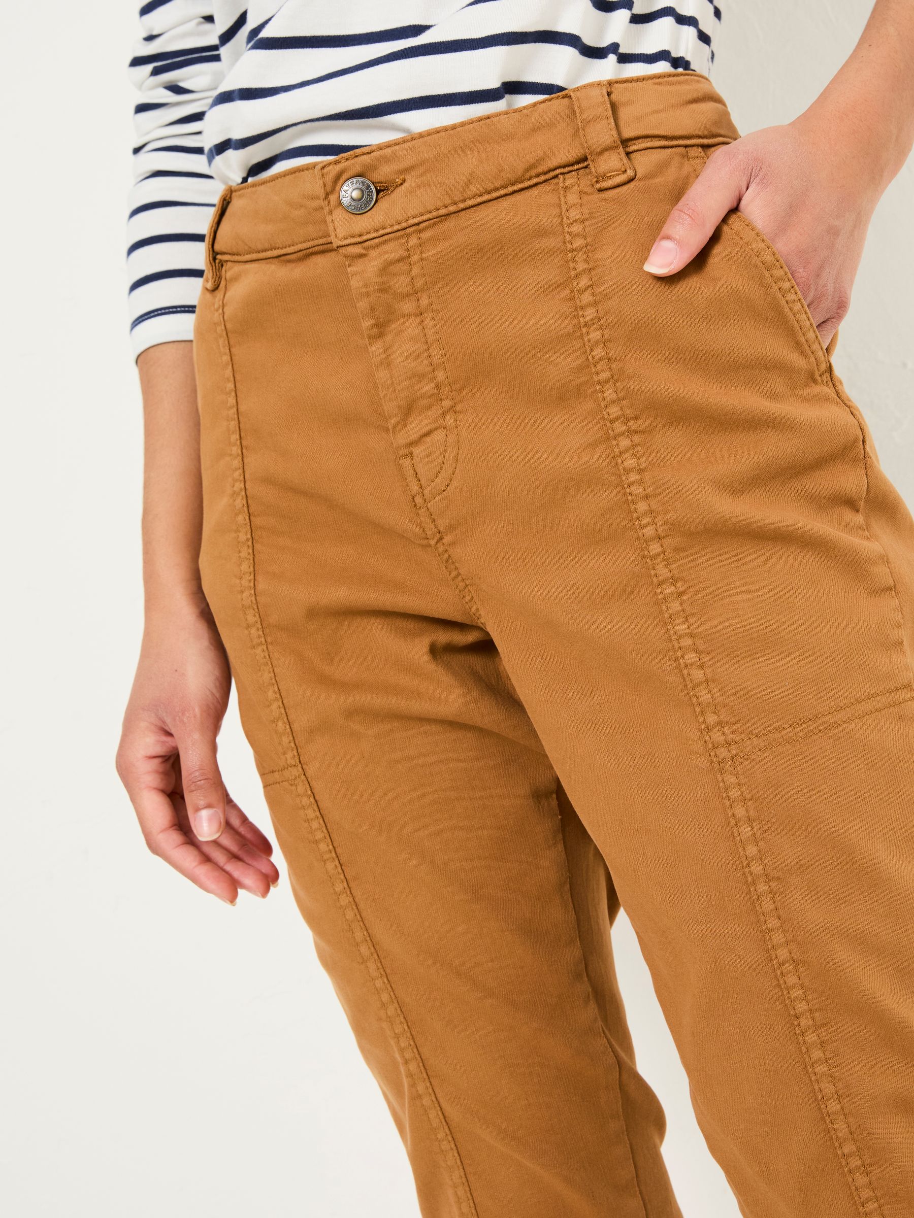 Boston Tan Brown Cargo Trousers - Image 5 of 11