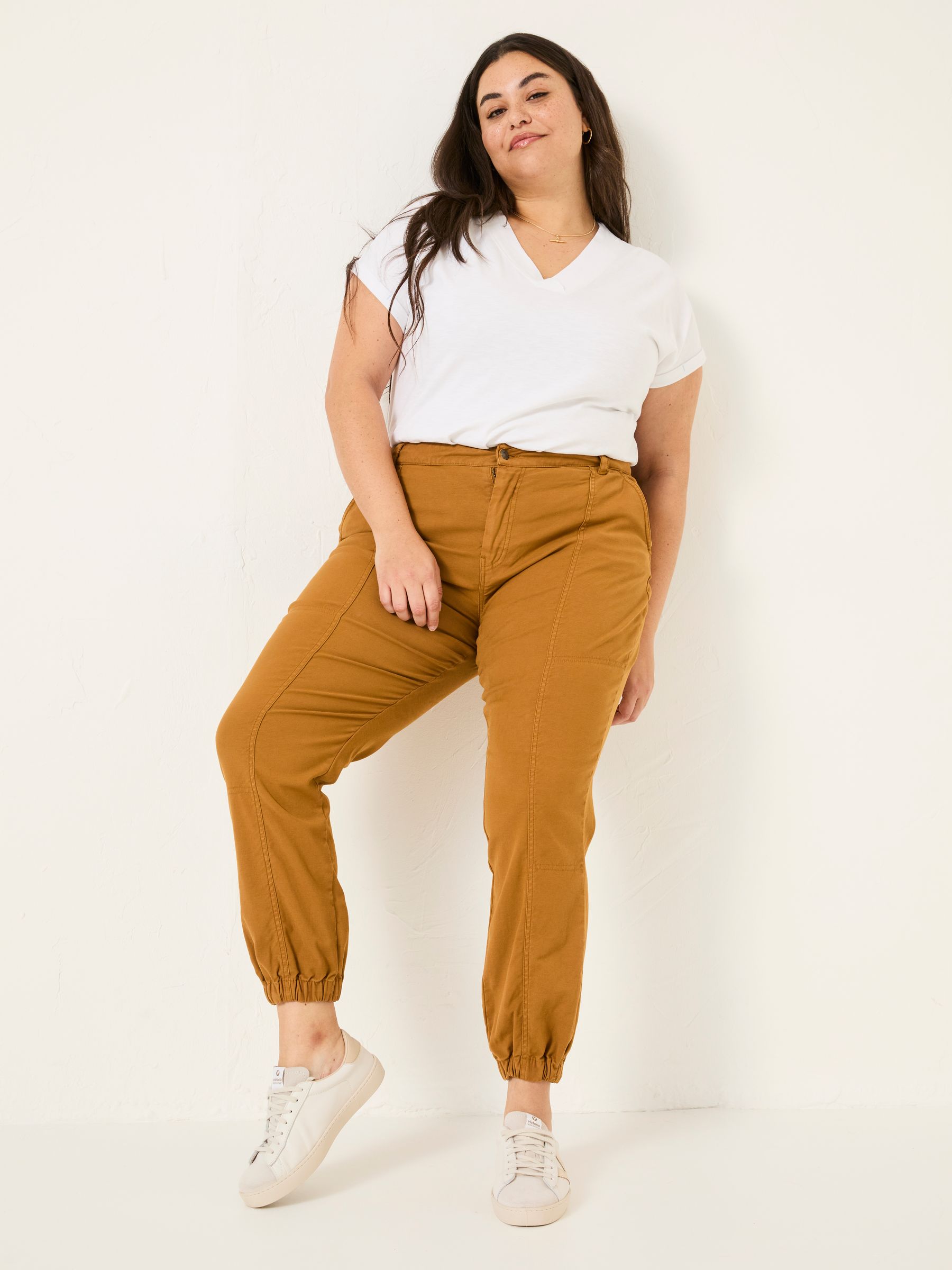 Boston Tan Brown Cargo Trousers - Image 6 of 11