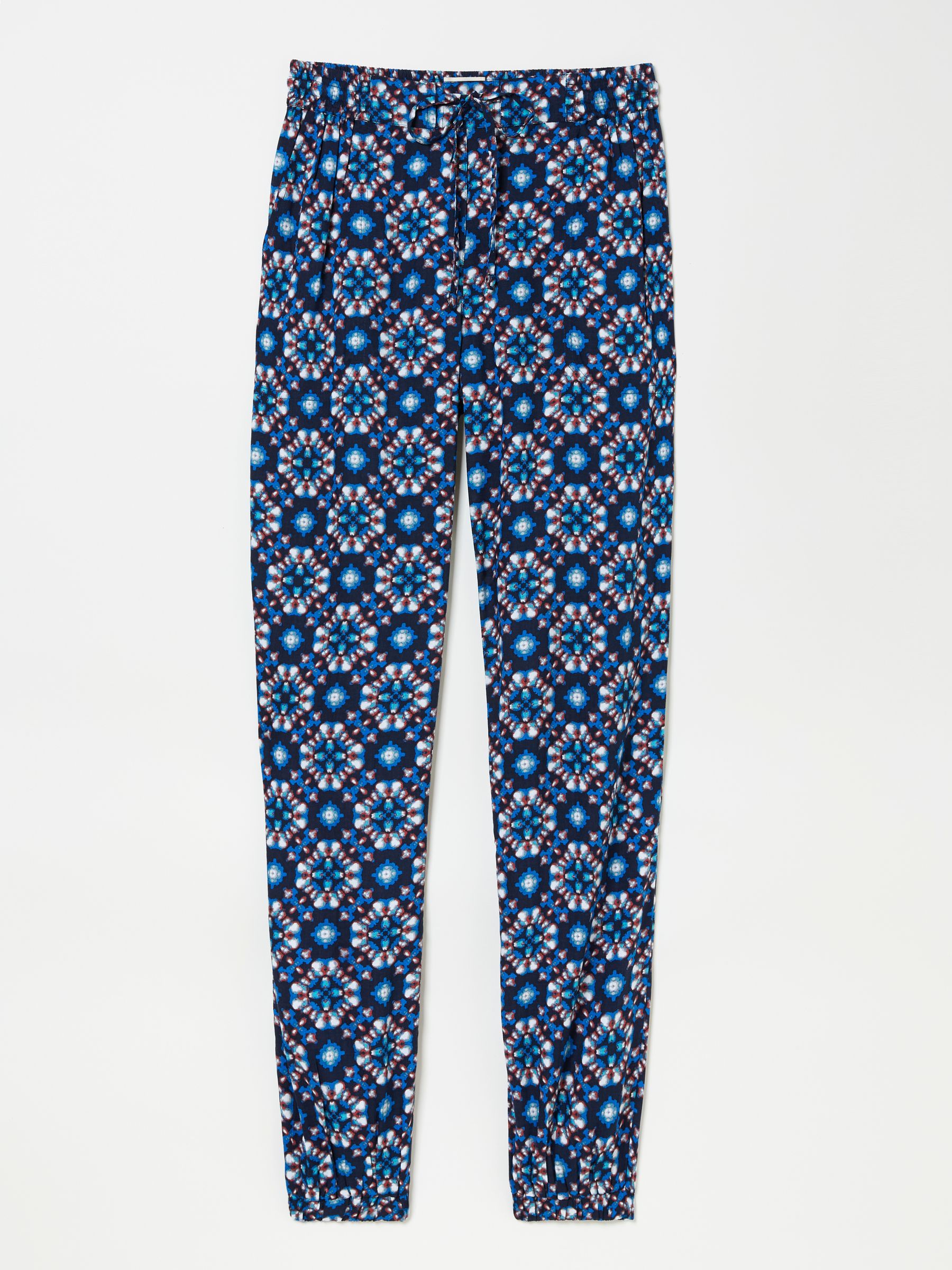 Lyme Blue Batik Geo Cuffed Jogger - Image 8 of 8