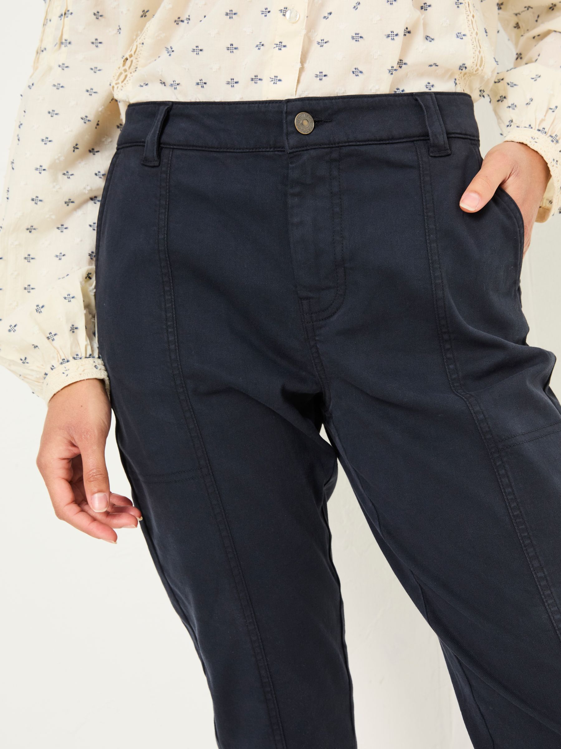 Boston Navy Cargo Trousers - Image 5 of 10
