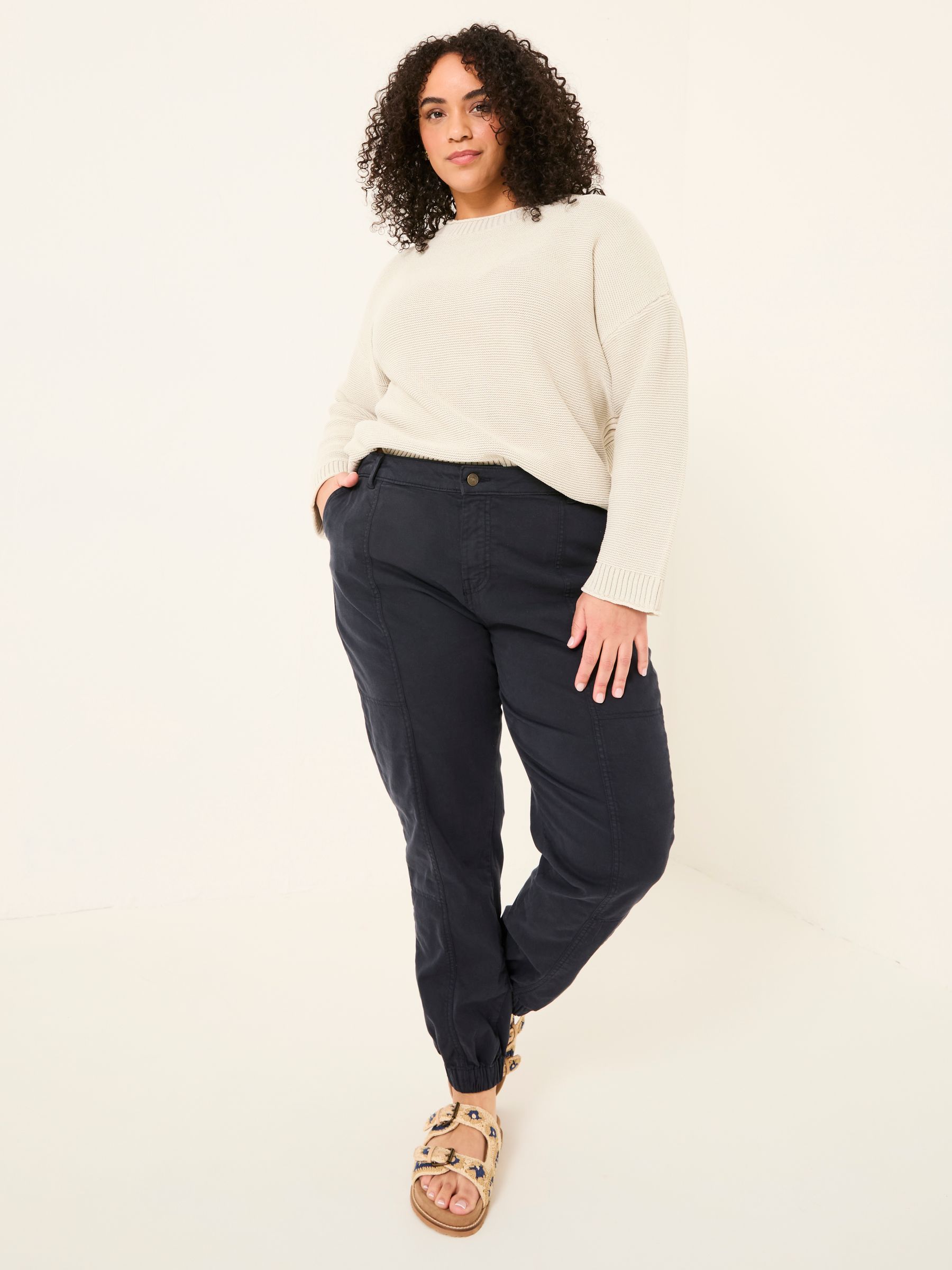 Boston Navy Cargo Trousers - Image 6 of 10