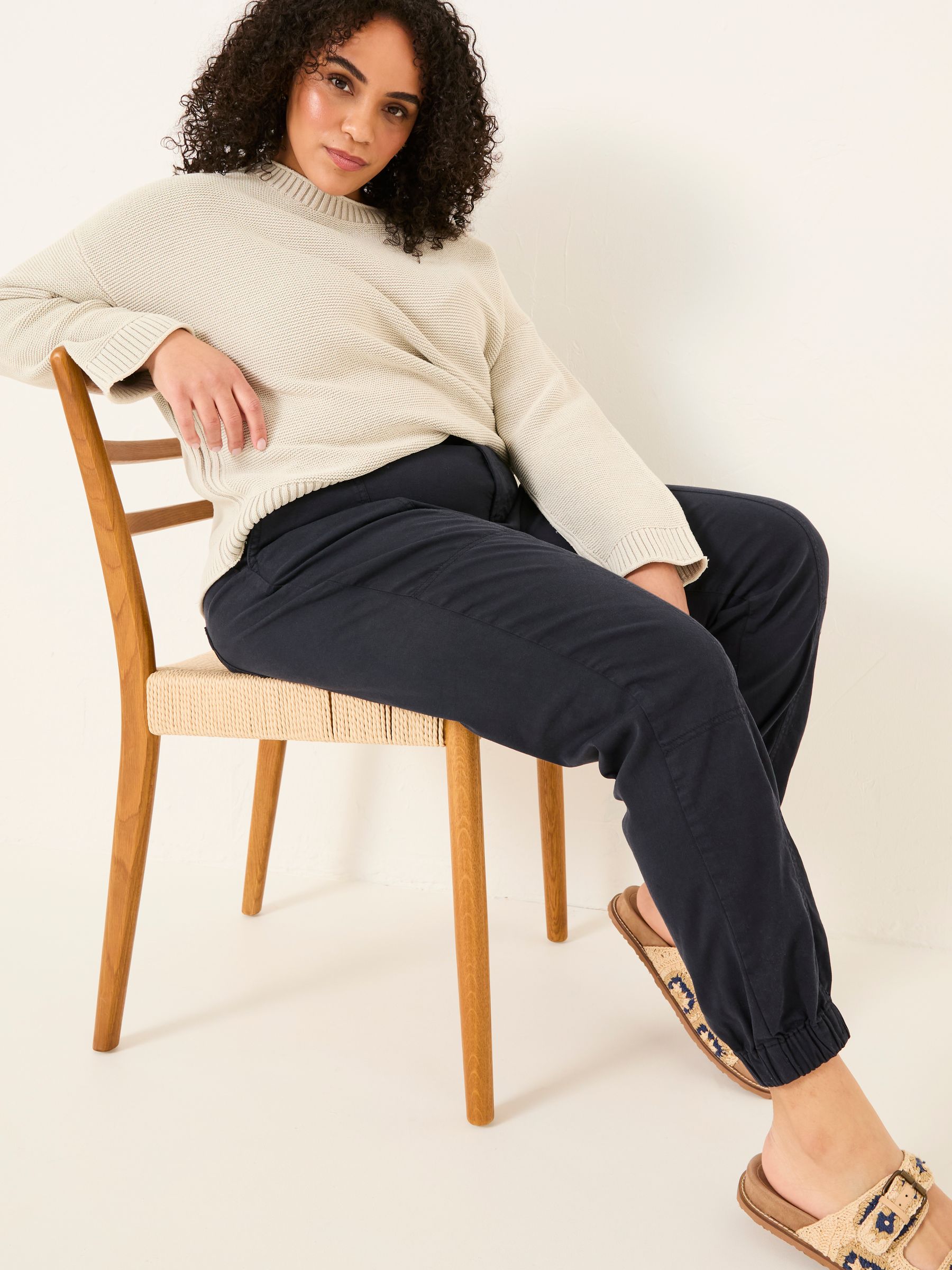 Boston Navy Cargo Trousers - Image 8 of 10