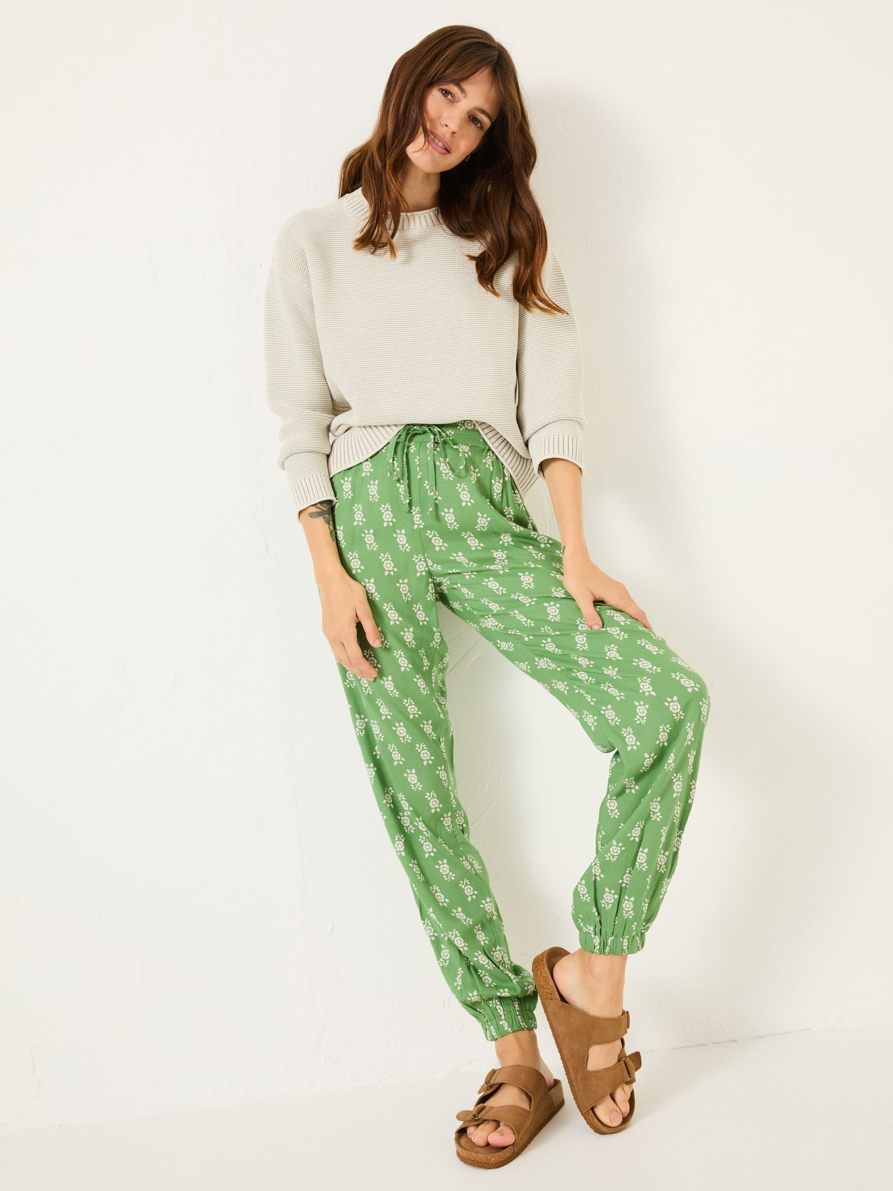 Lyme Green Cuffed Jogger - Image 3 of 5