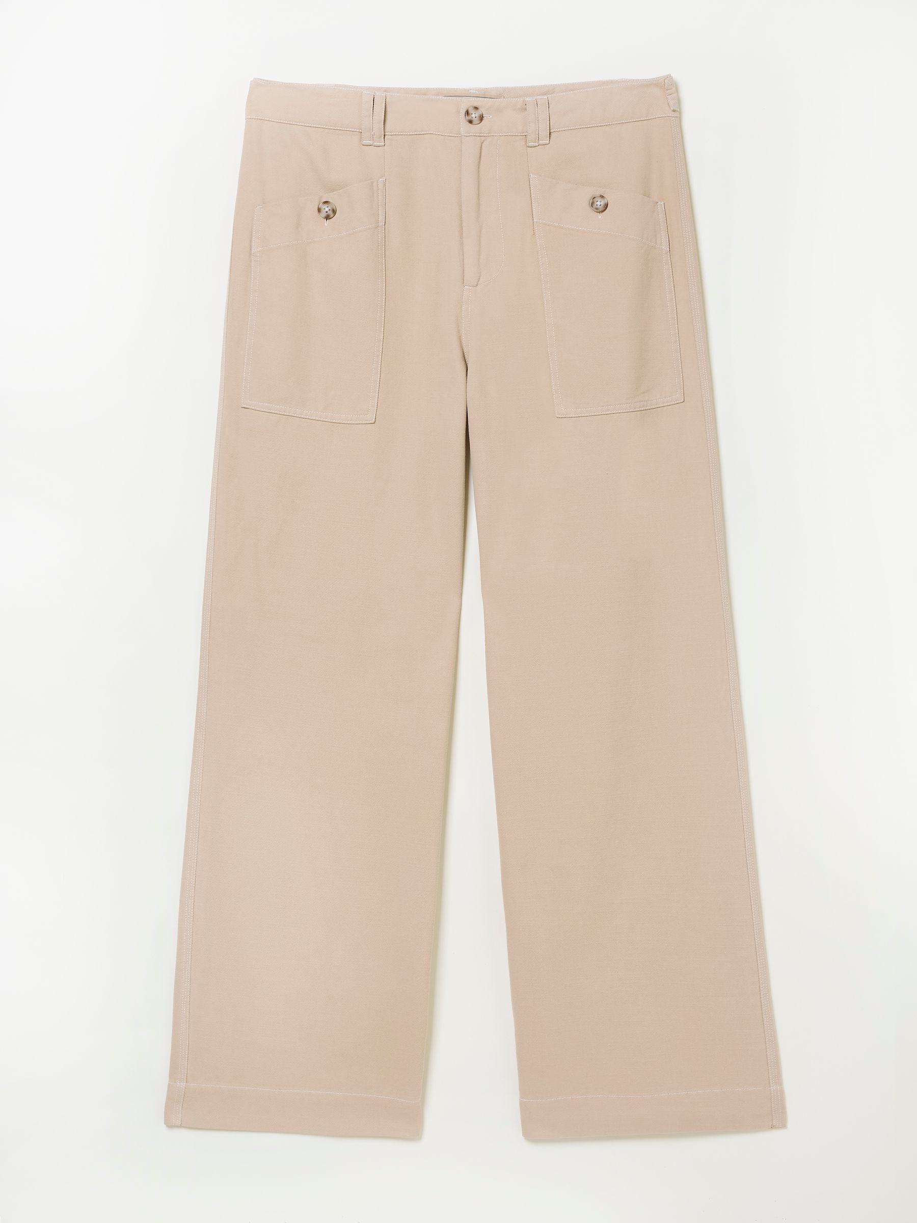 Eden Pale Pink Wide Leg Trousers - Image 5 of 6