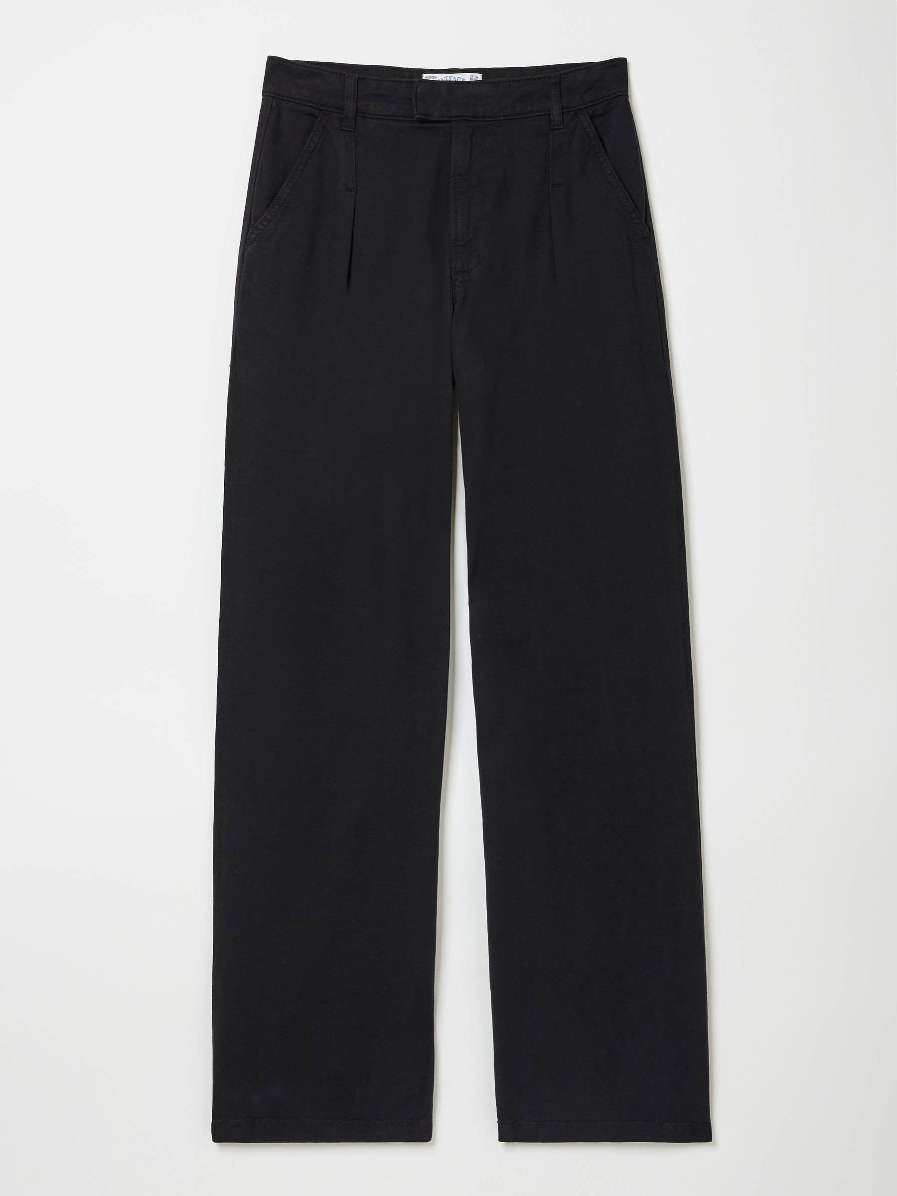 Saffron Black Wide Leg Trousers - Image 6 of 6