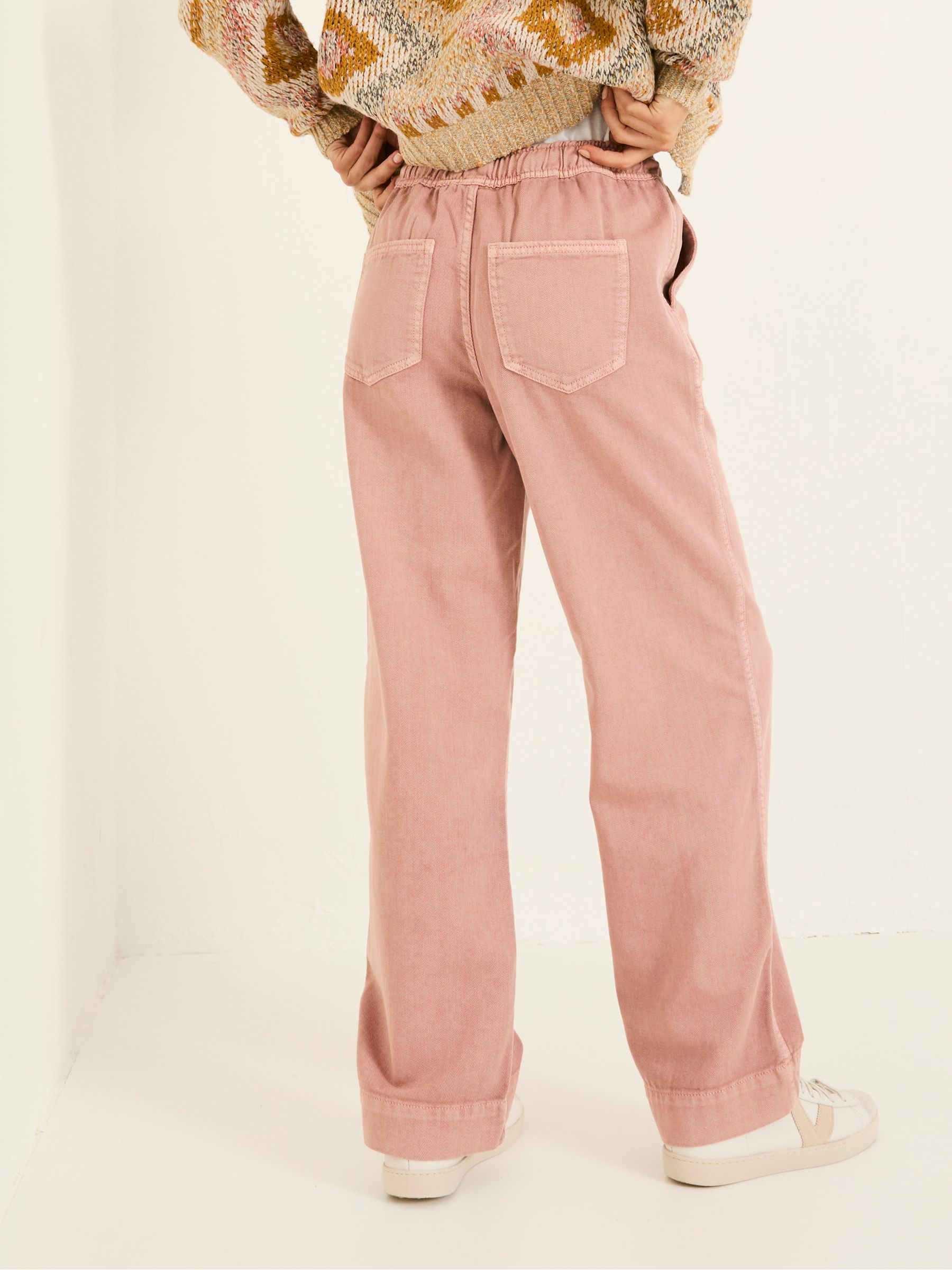 Ashby Pink Wide Leg Trousers - Image 2 of 5