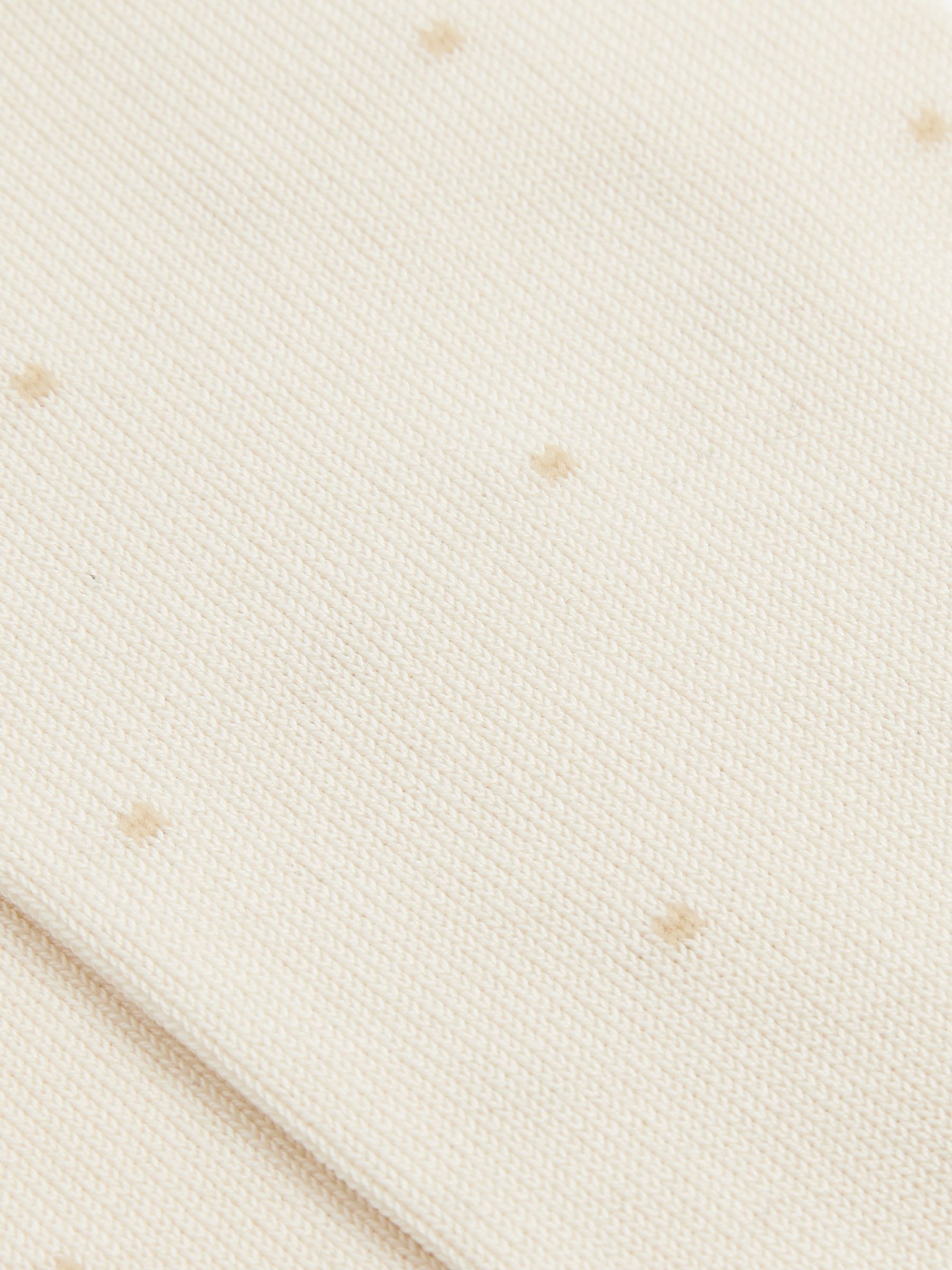 Polka Dot Socks in Oatmeal - Image 3 of 3