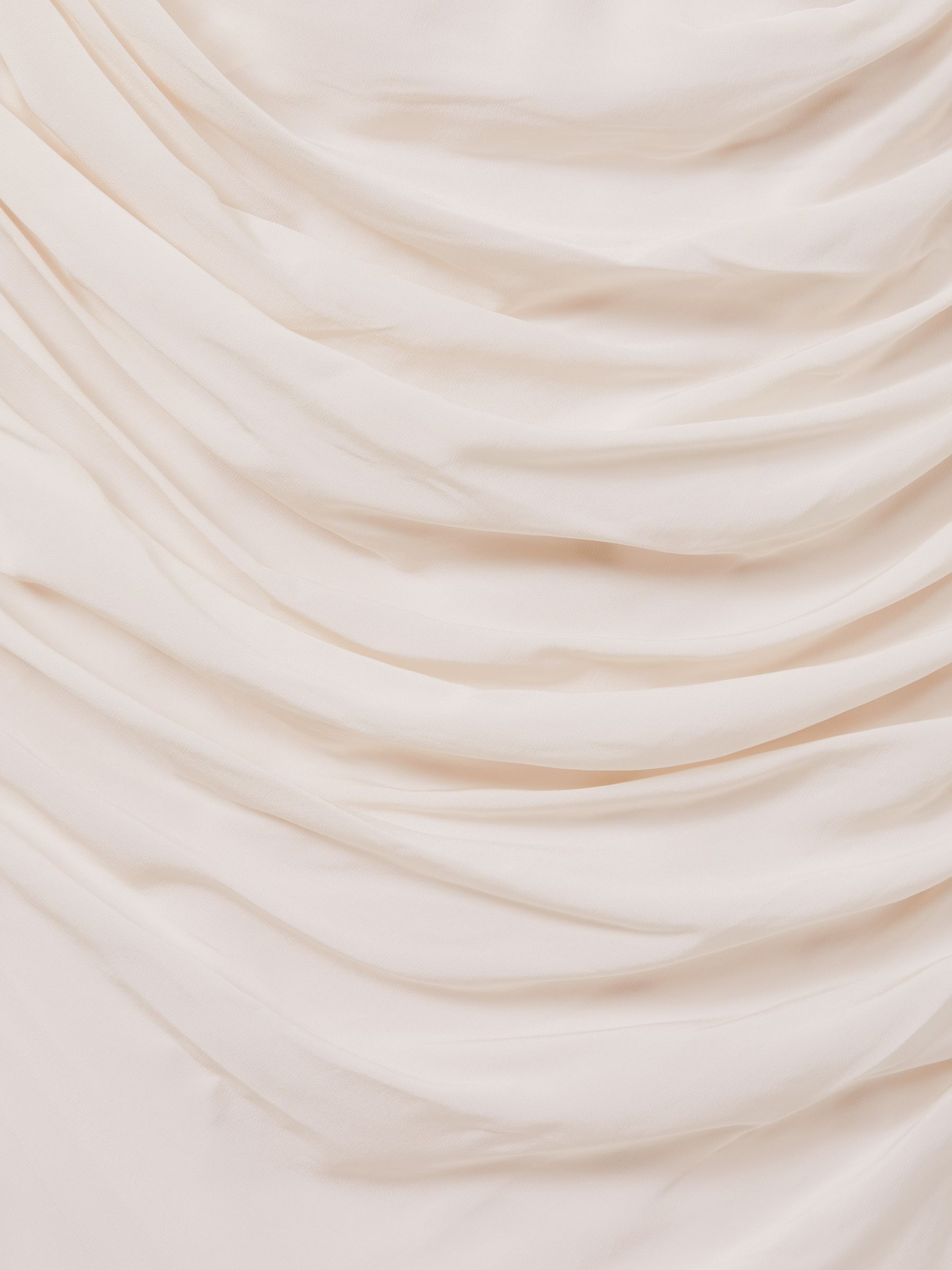 Kitty Pale Pink Ruched Mini Dress - Image 6 of 6